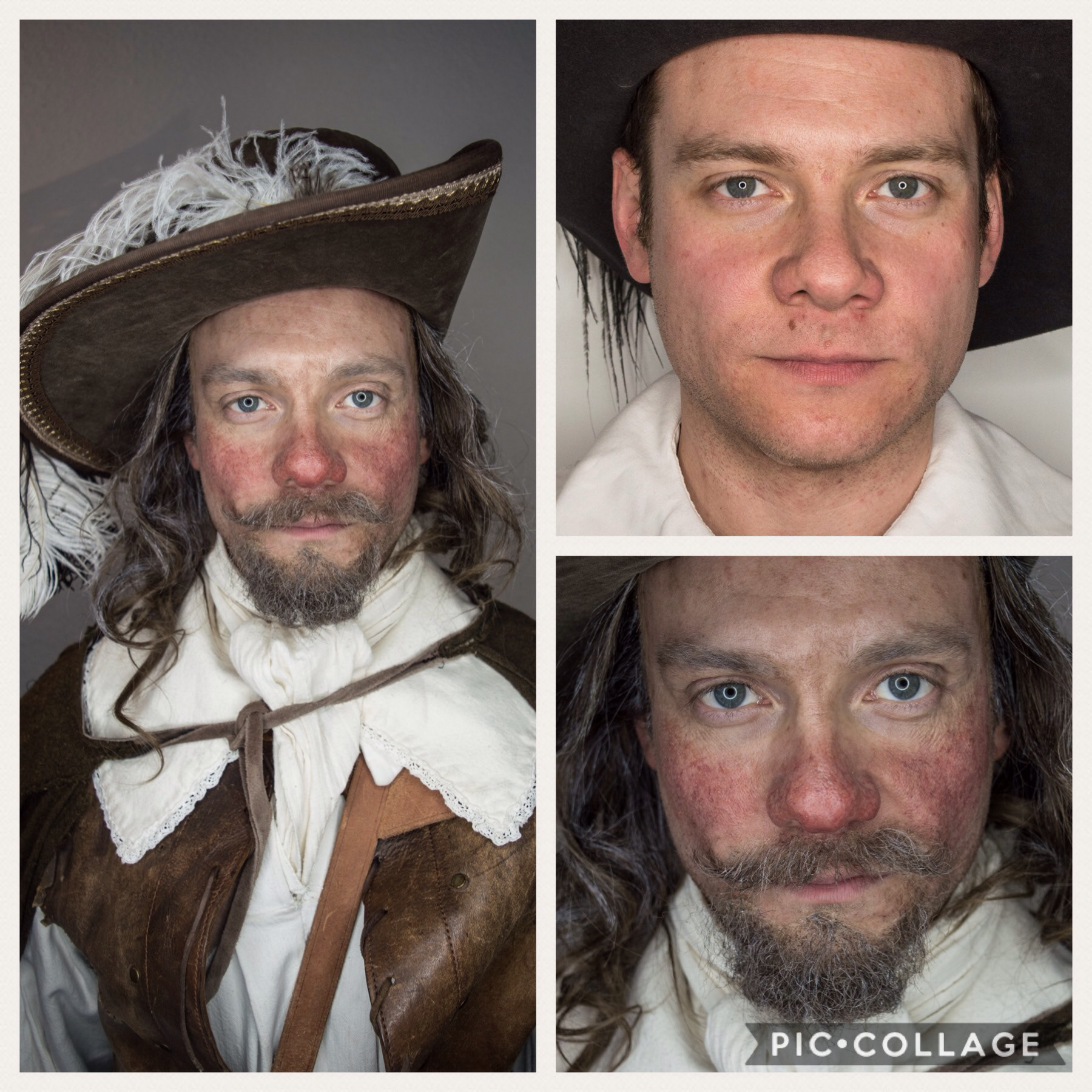 Laced and hand-layed beard - "Der 30-jährige Krieg" 2018