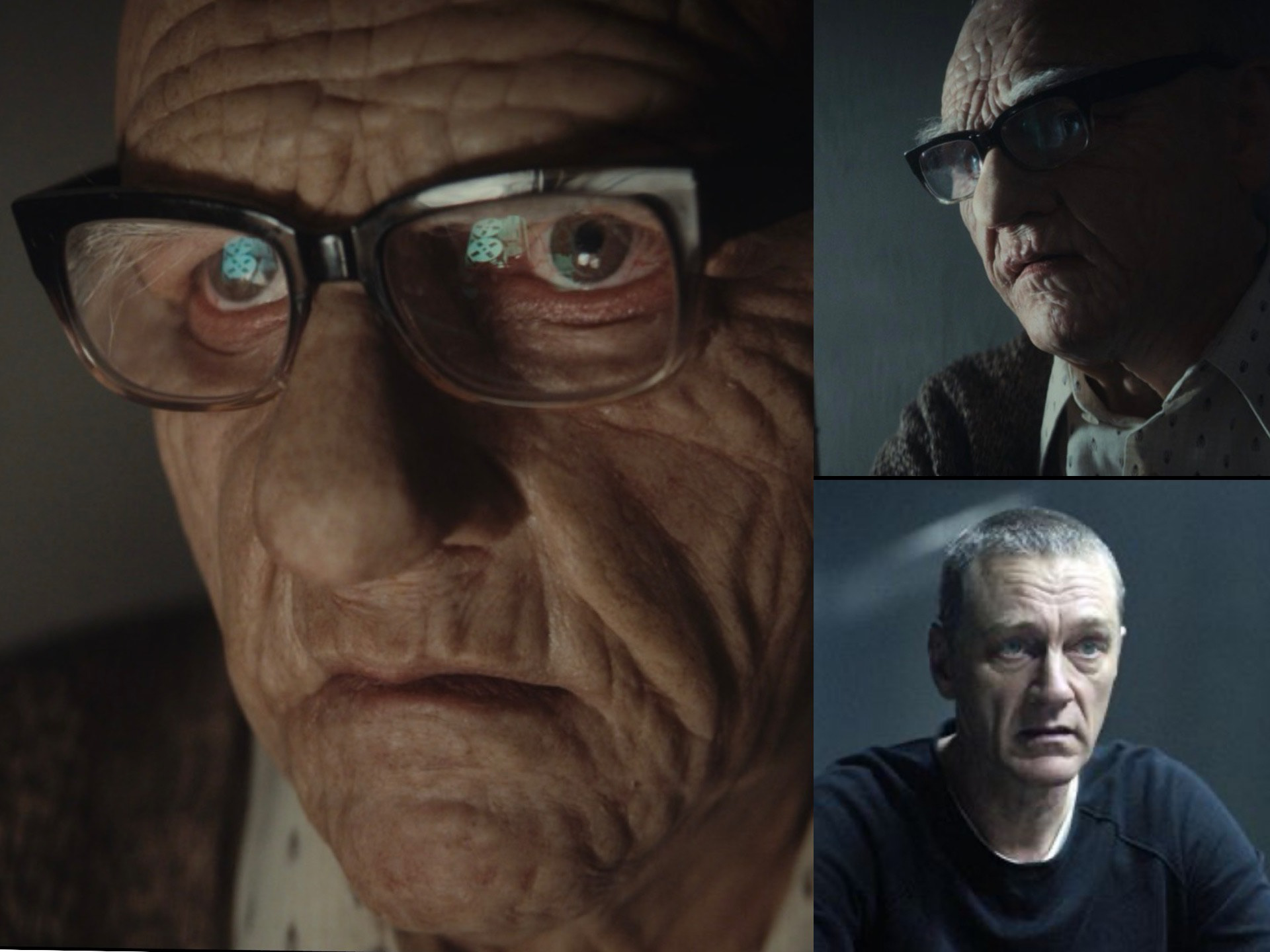 Ville Virtanen as "Abraham Stiller" Old Age Makeup for "Never Allone"