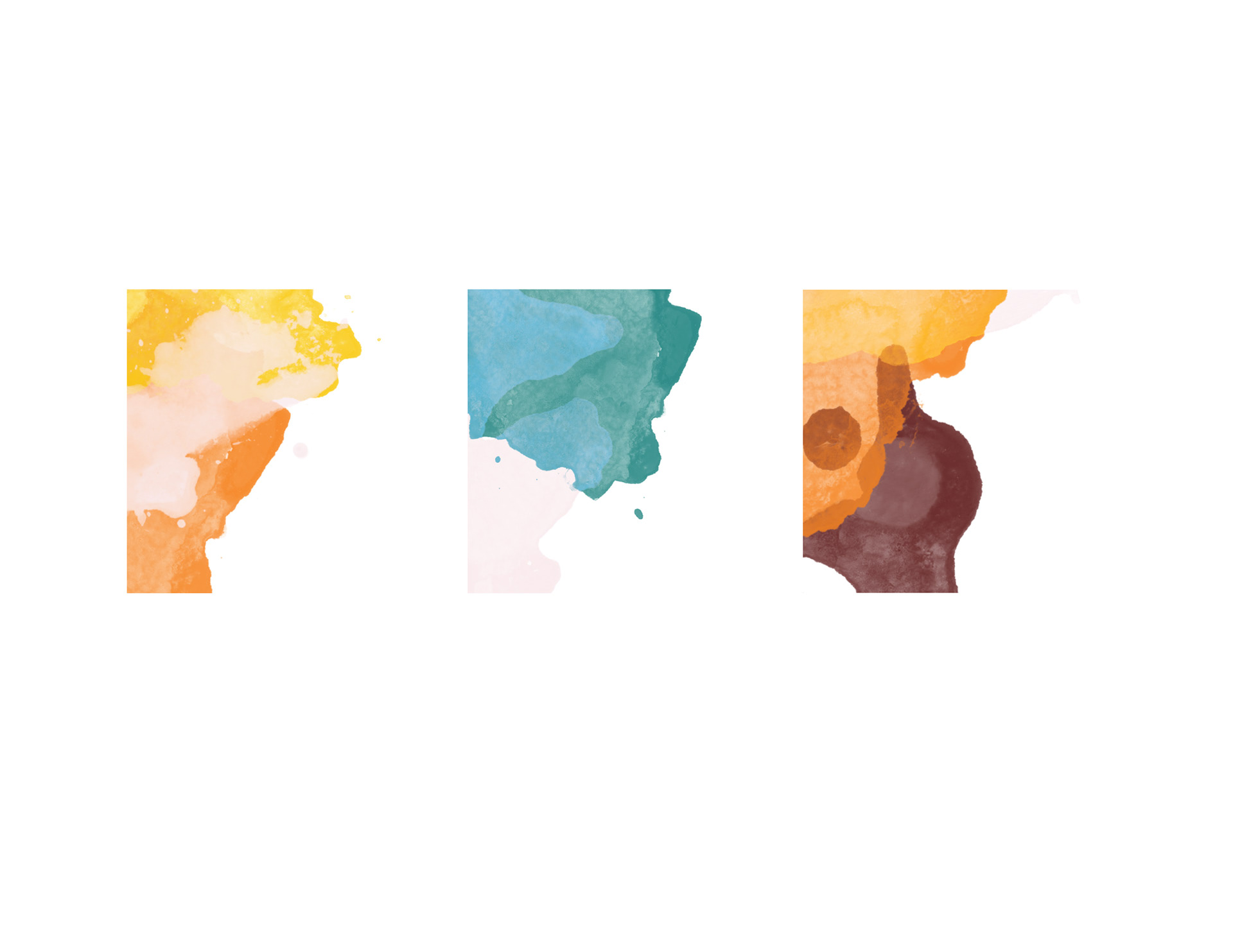 Brand Elements: watercolor patterns