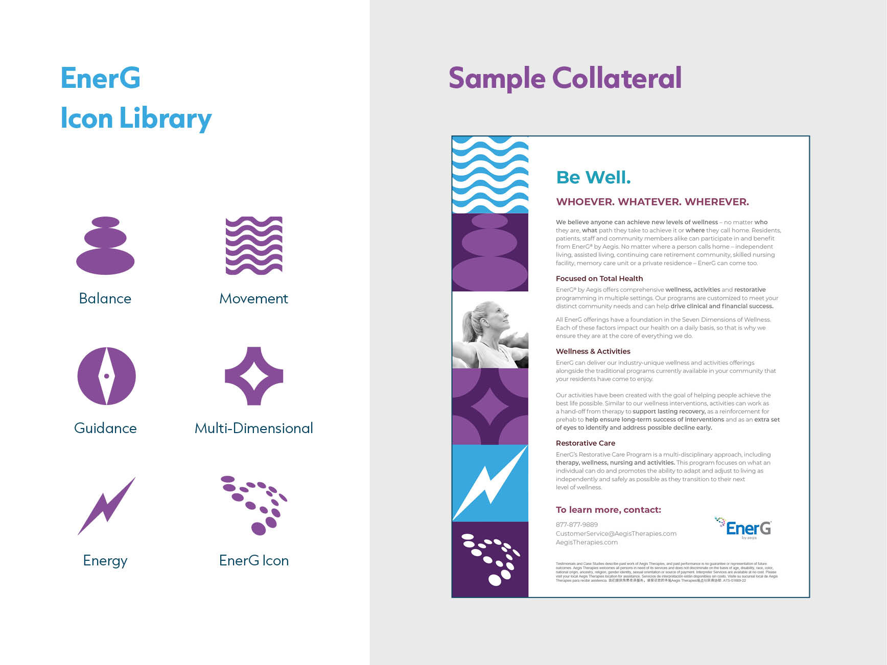 EnerG Icon Library and Sample Collateral