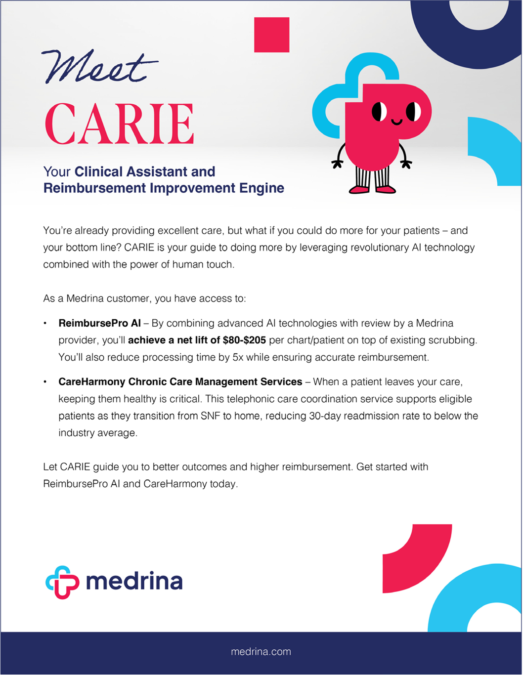CARIE Character Flier Example