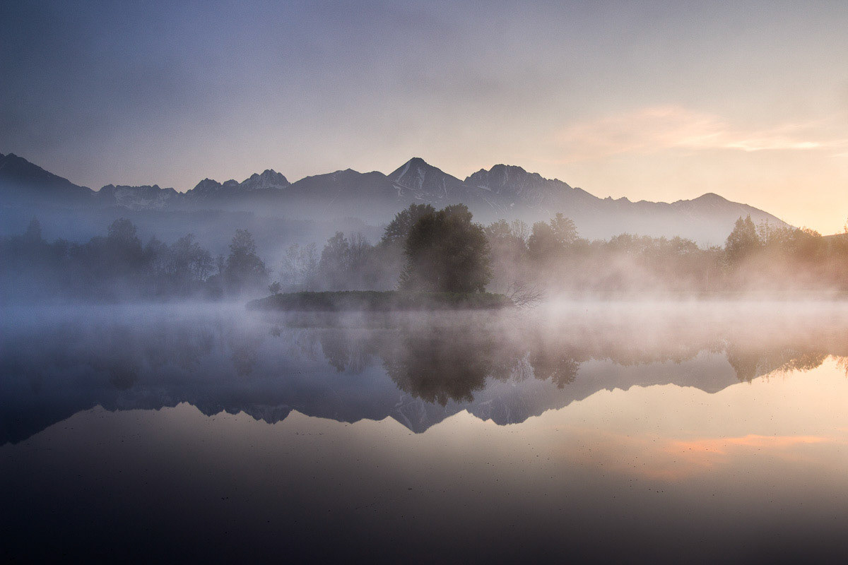 Abstraktný Štrbský Rybník