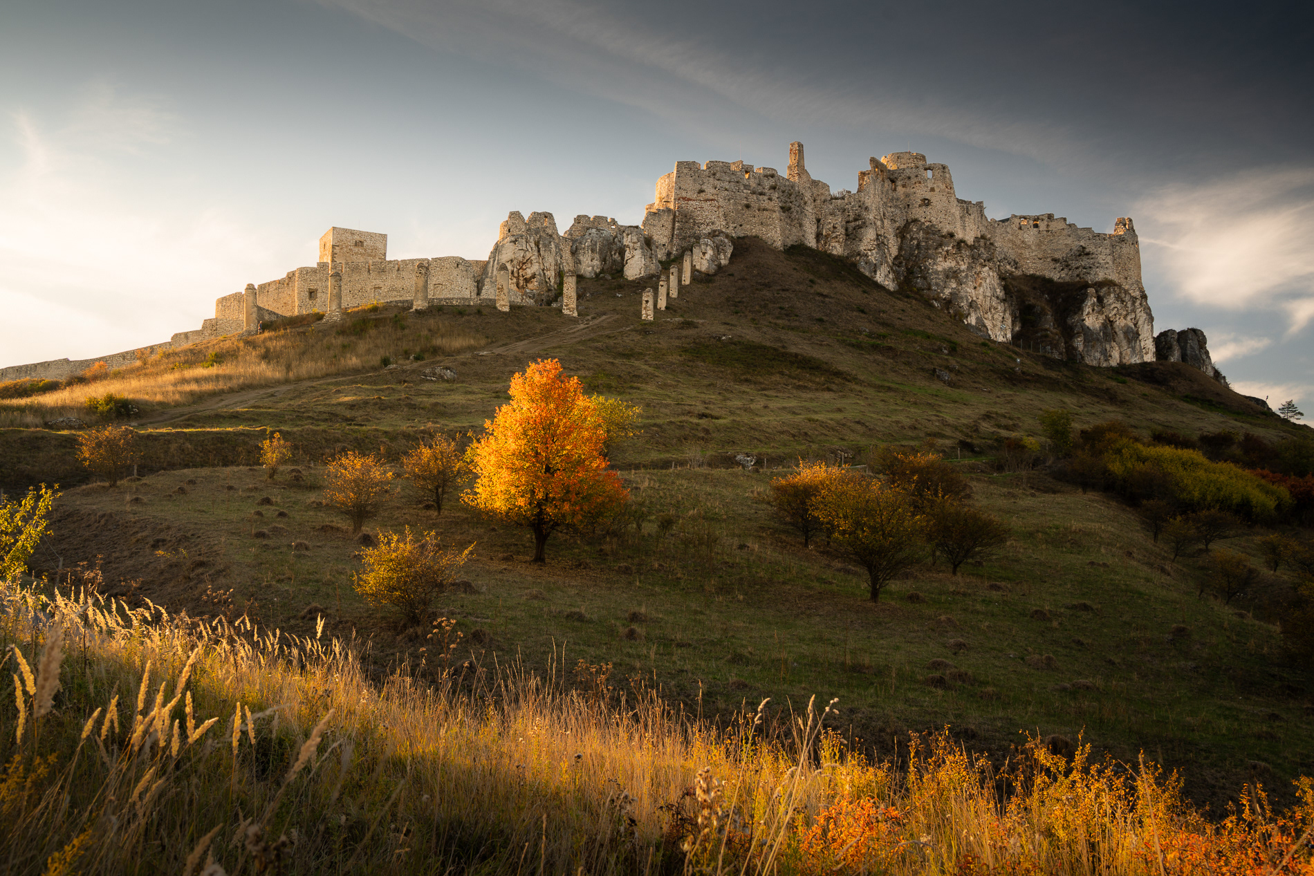 Spišský Hrad- jeseň