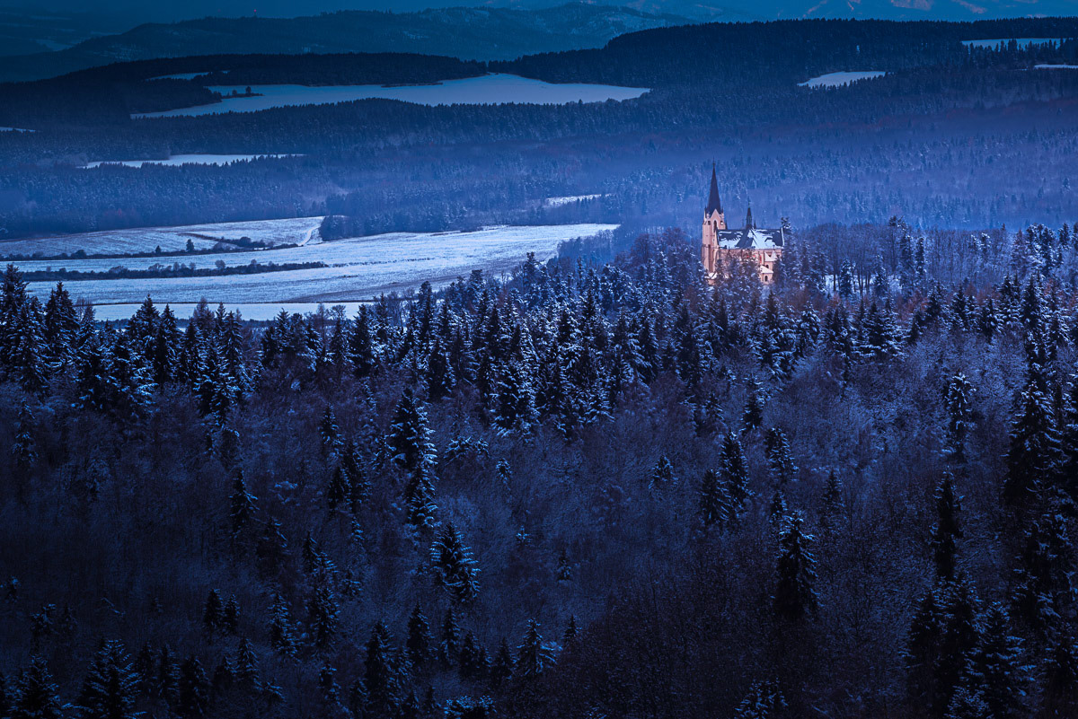 Mariánska hora- modrá hodinka