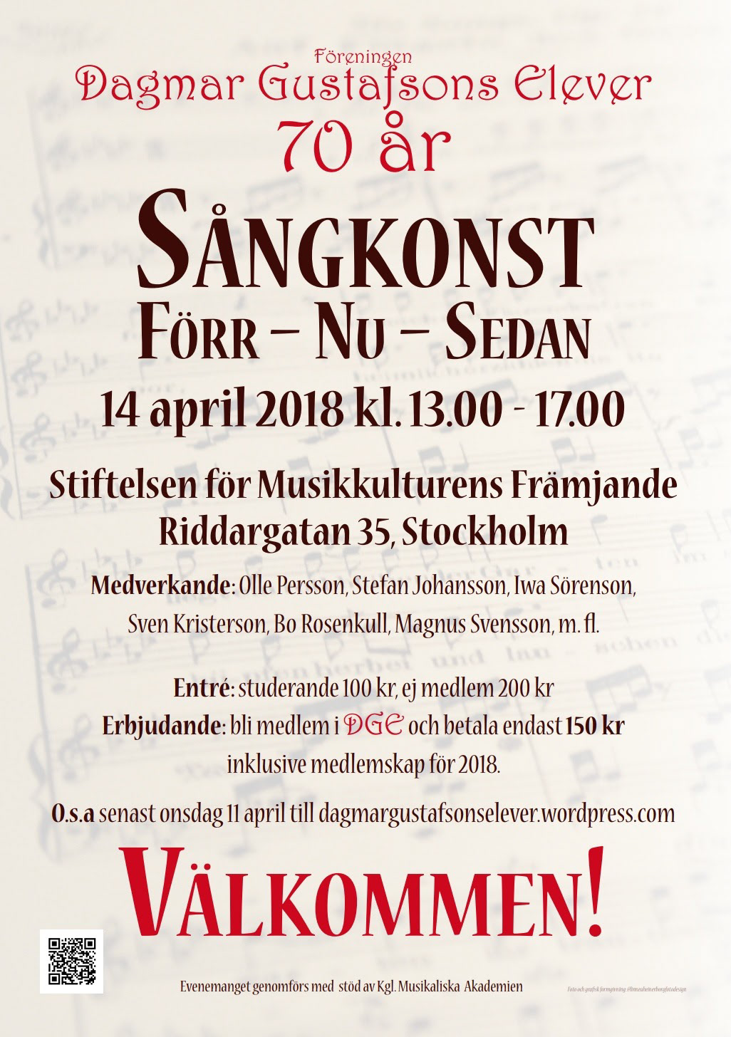 Affisch gjord i InDesign
