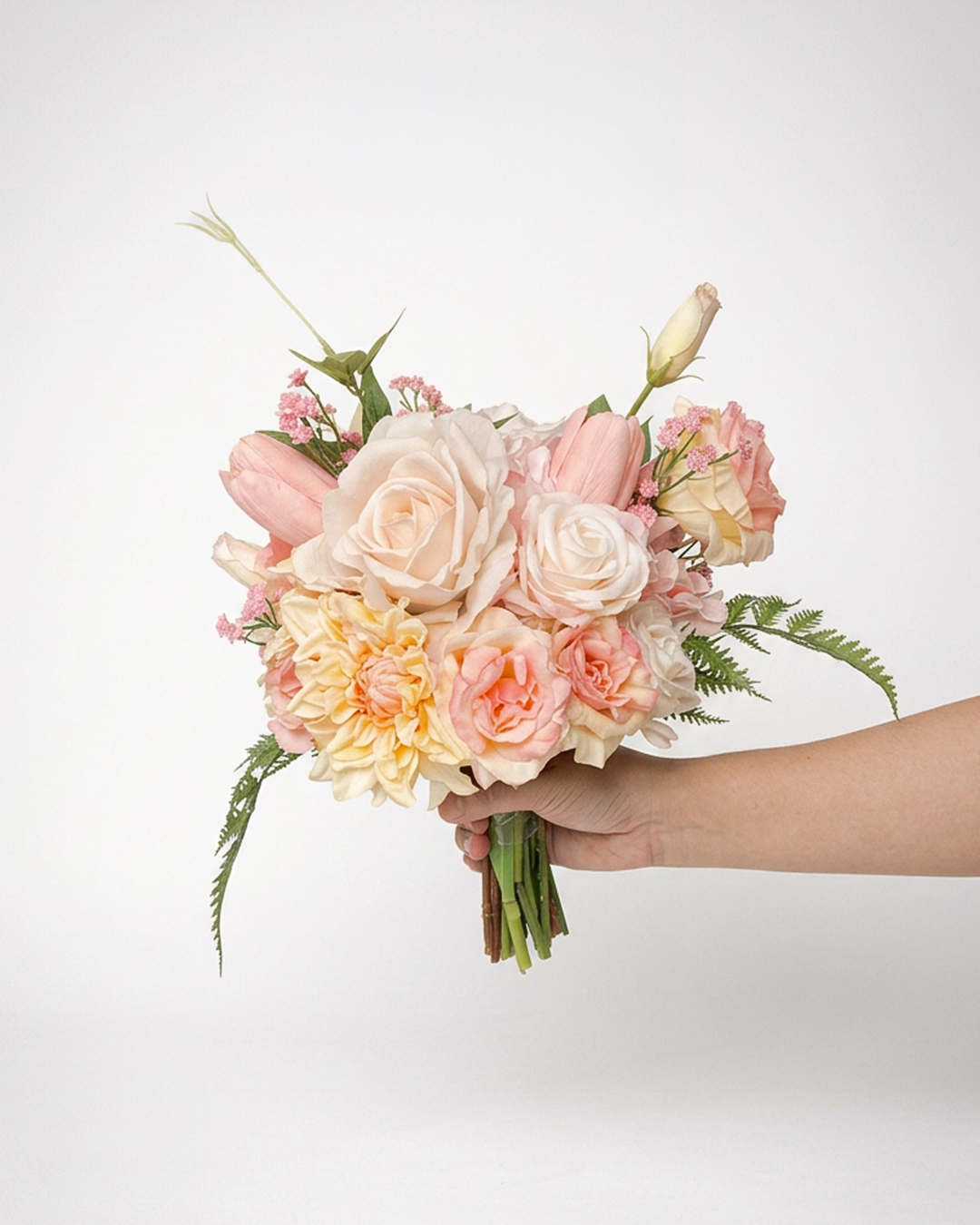 Posy Peach Bridal Bouquet