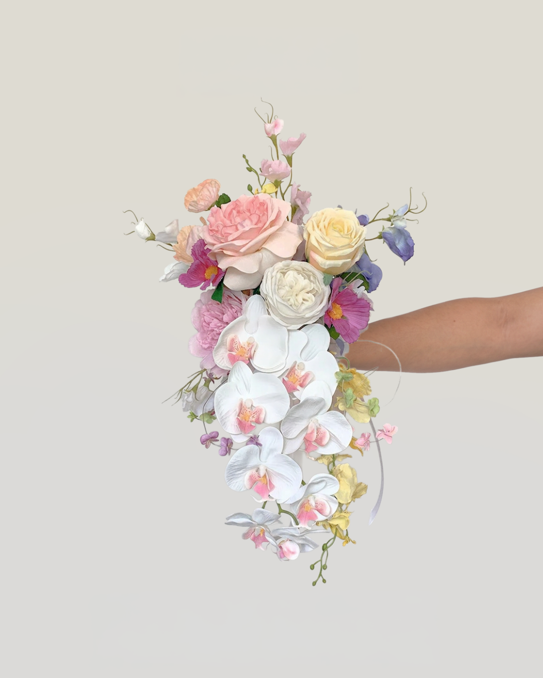 Garden Style Purple Bridal Bouquet
