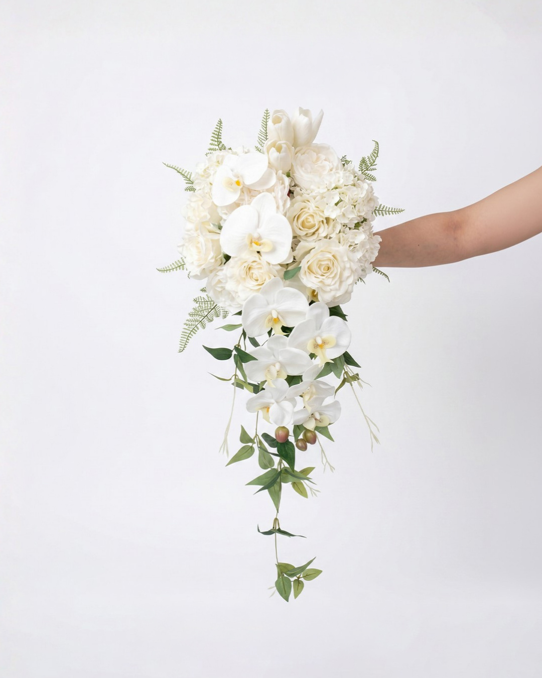 Classic White Bridal Bouquet 3