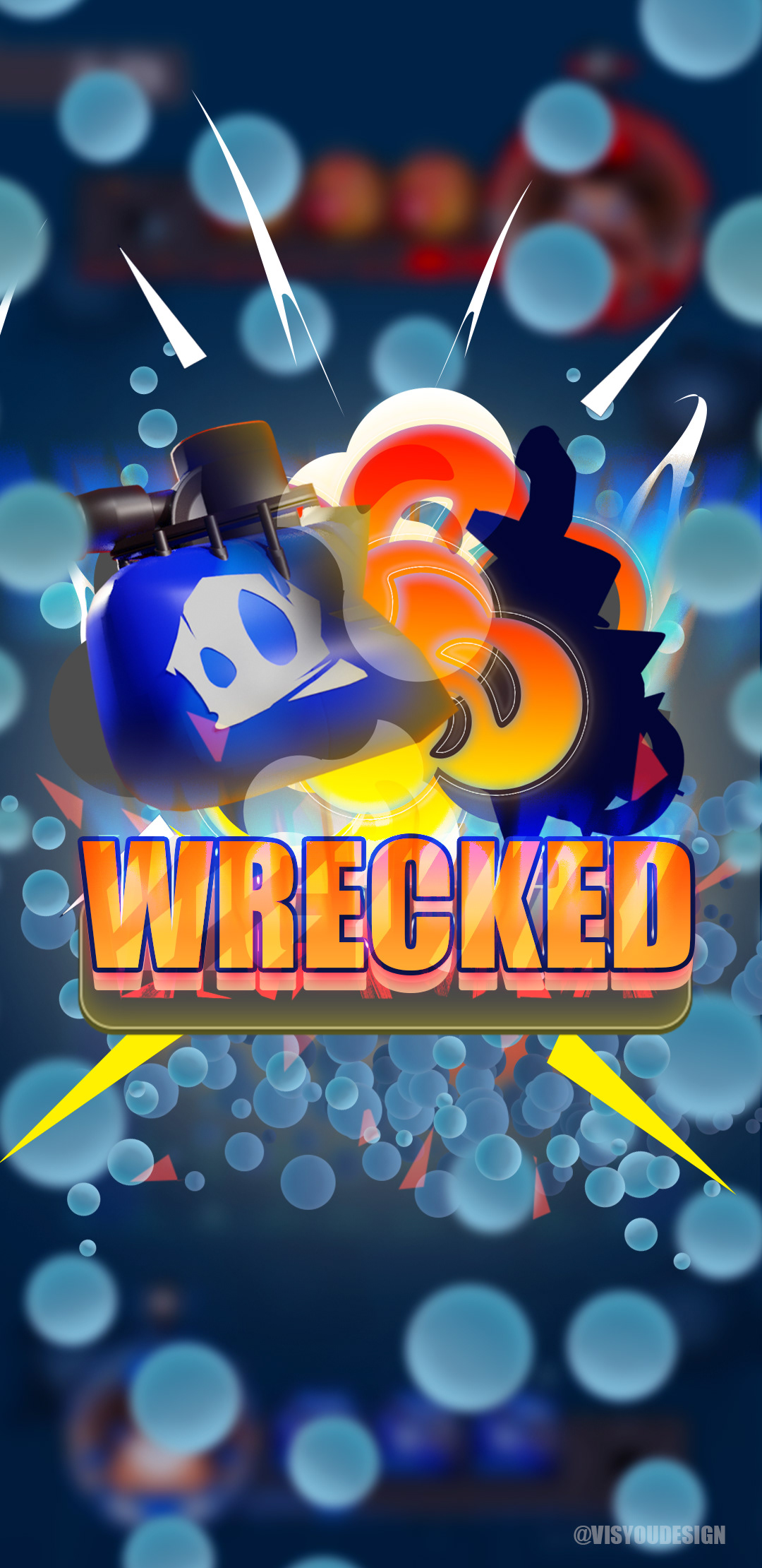 THE USER GOT WRECKED, LOSING THE GAME