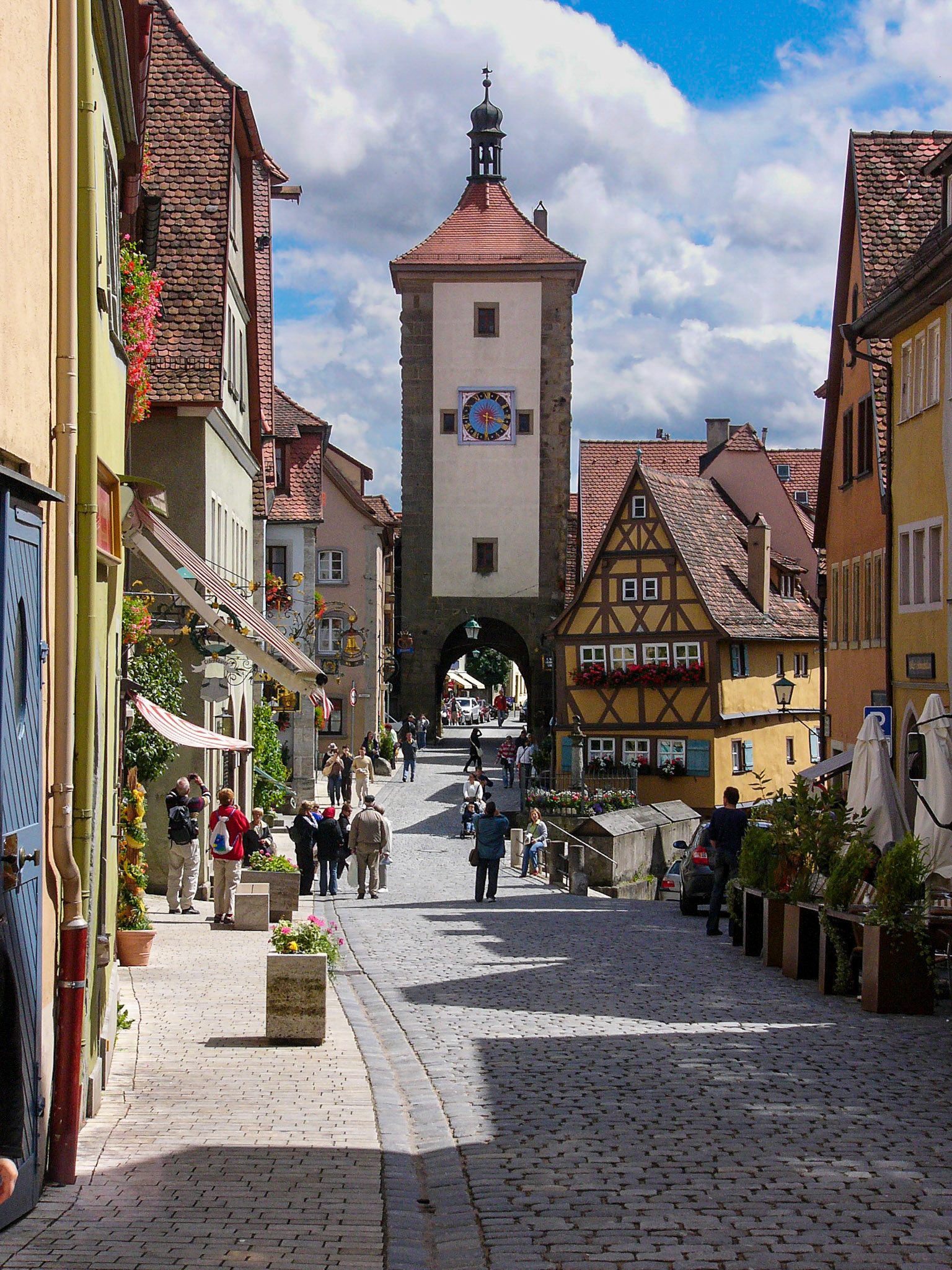 Rothenburg streets Germany