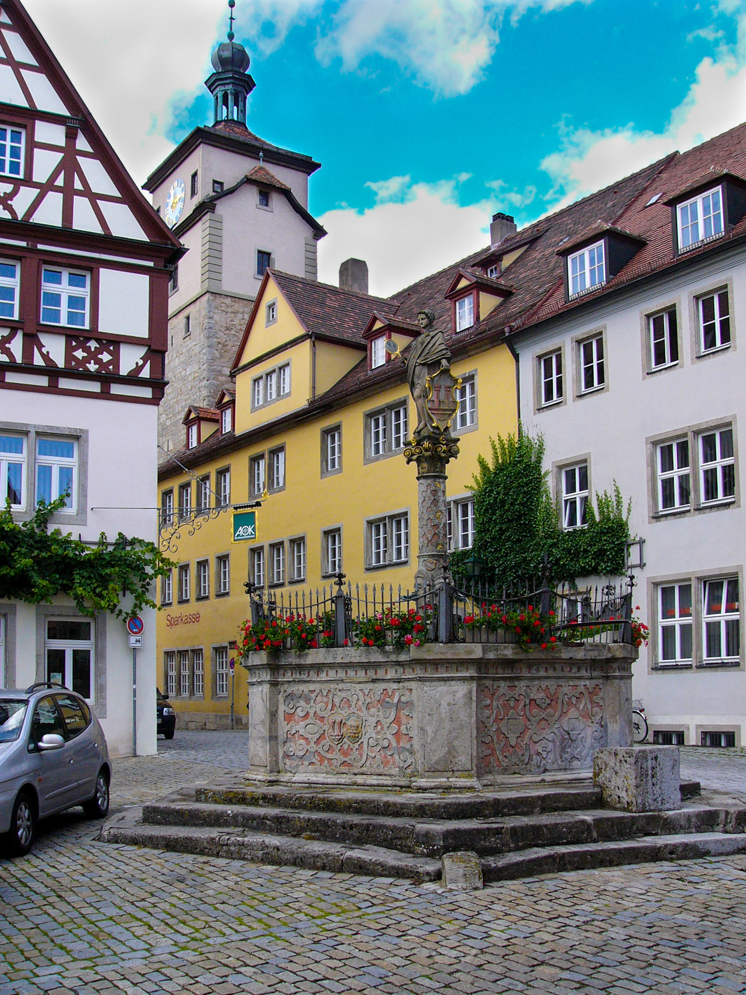 Rothenburg streets Germany