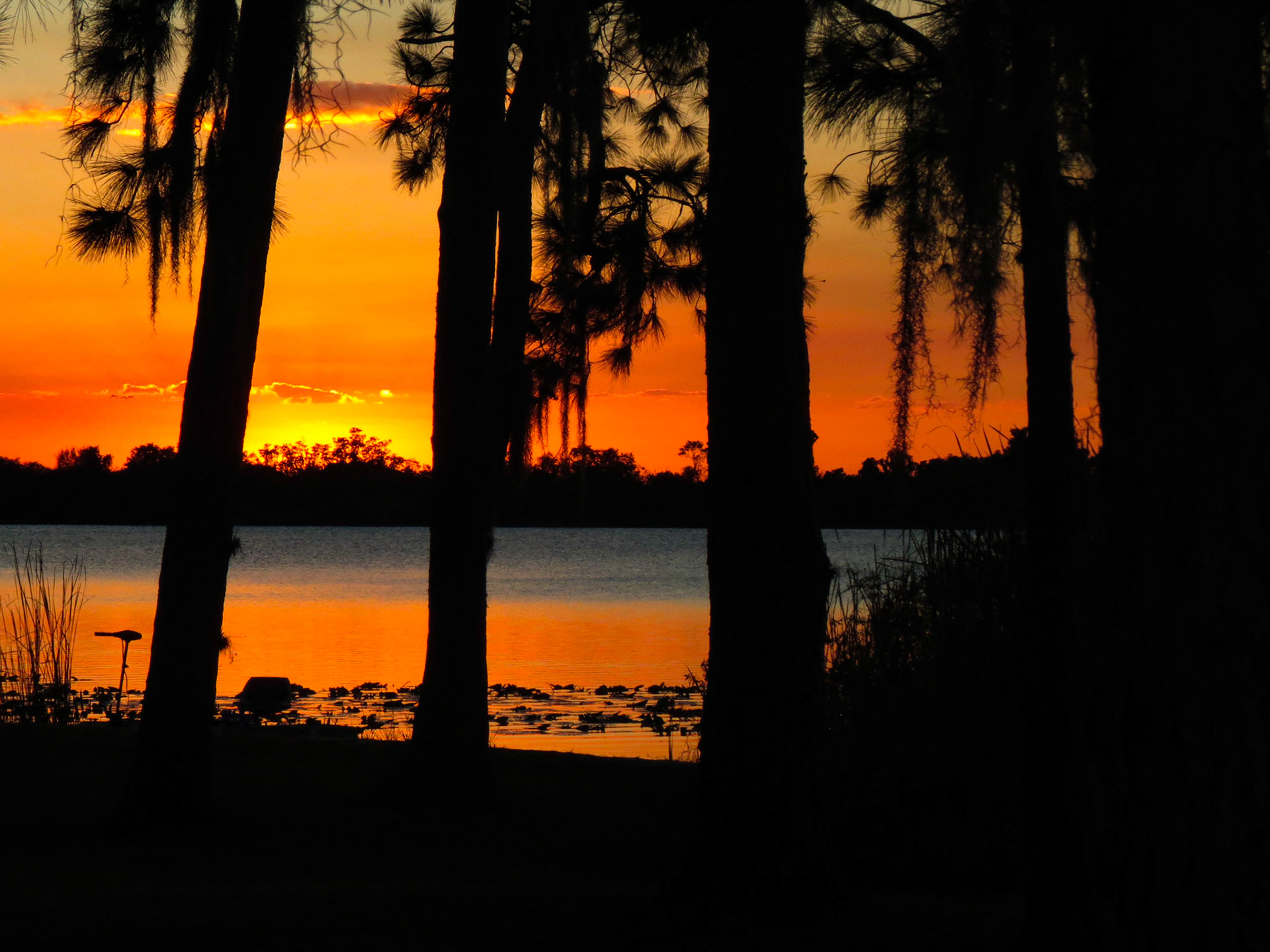 Sunset Lake Bess Florida