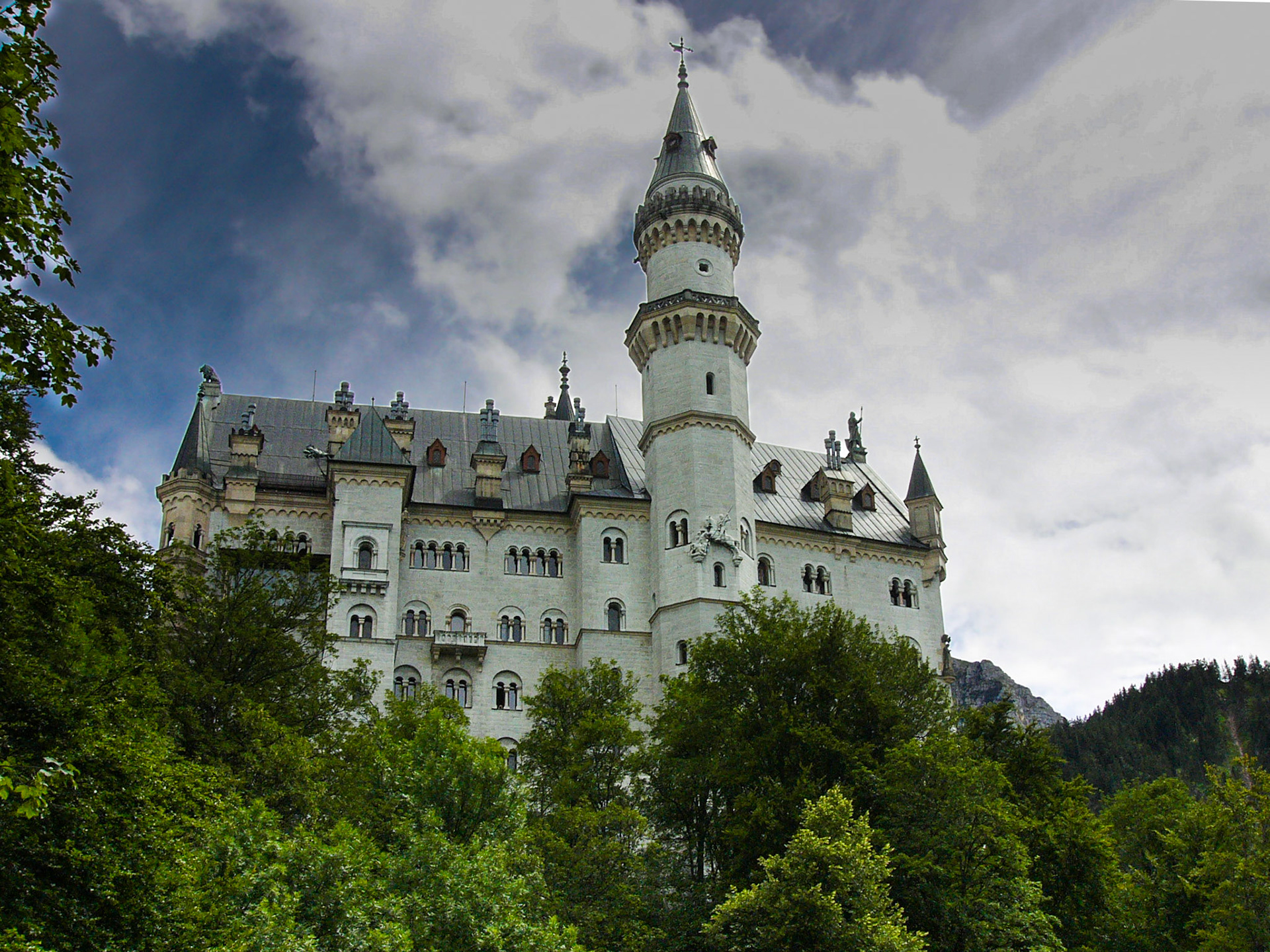 Neuschwanstein from the path