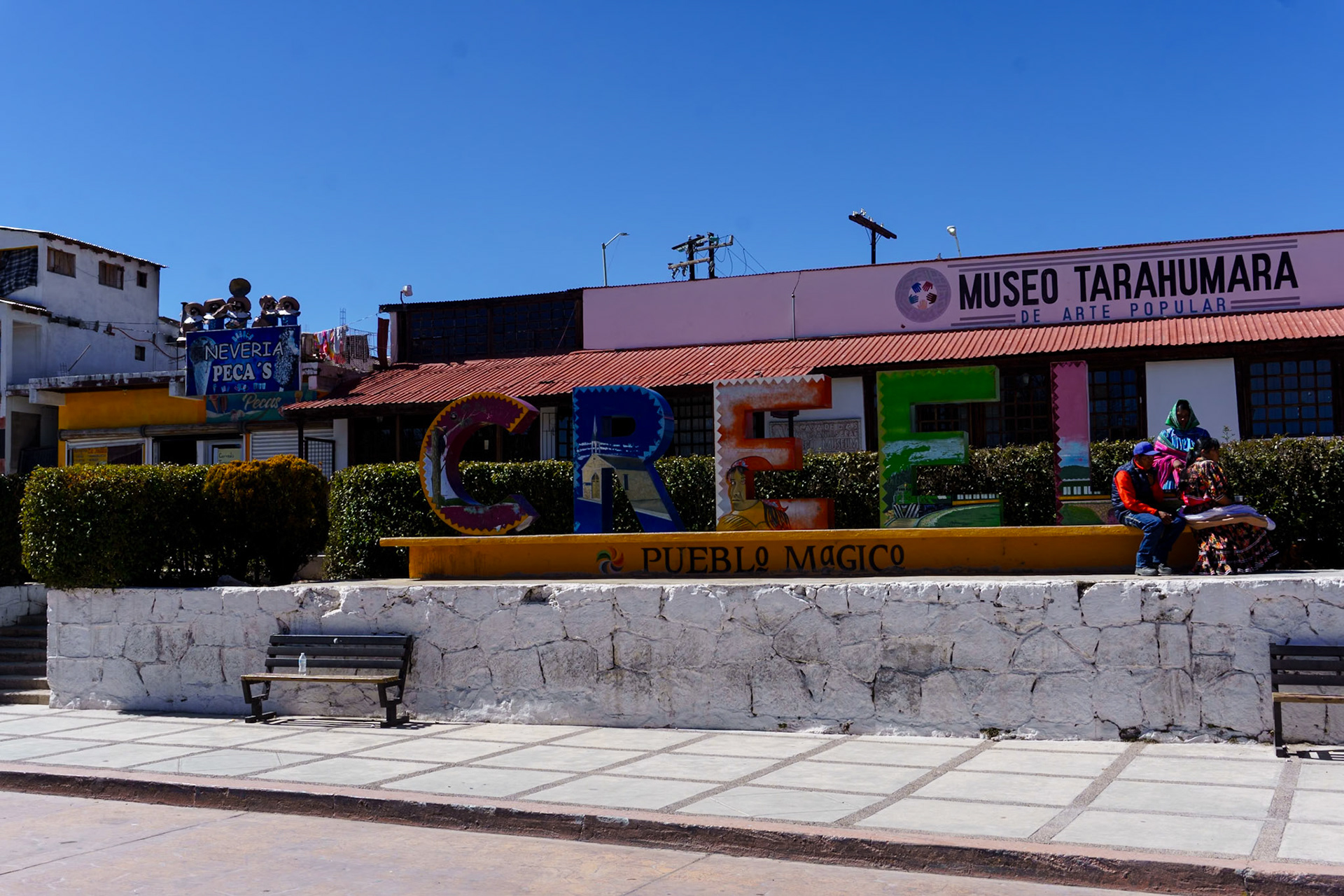 Creel sign off main plaza