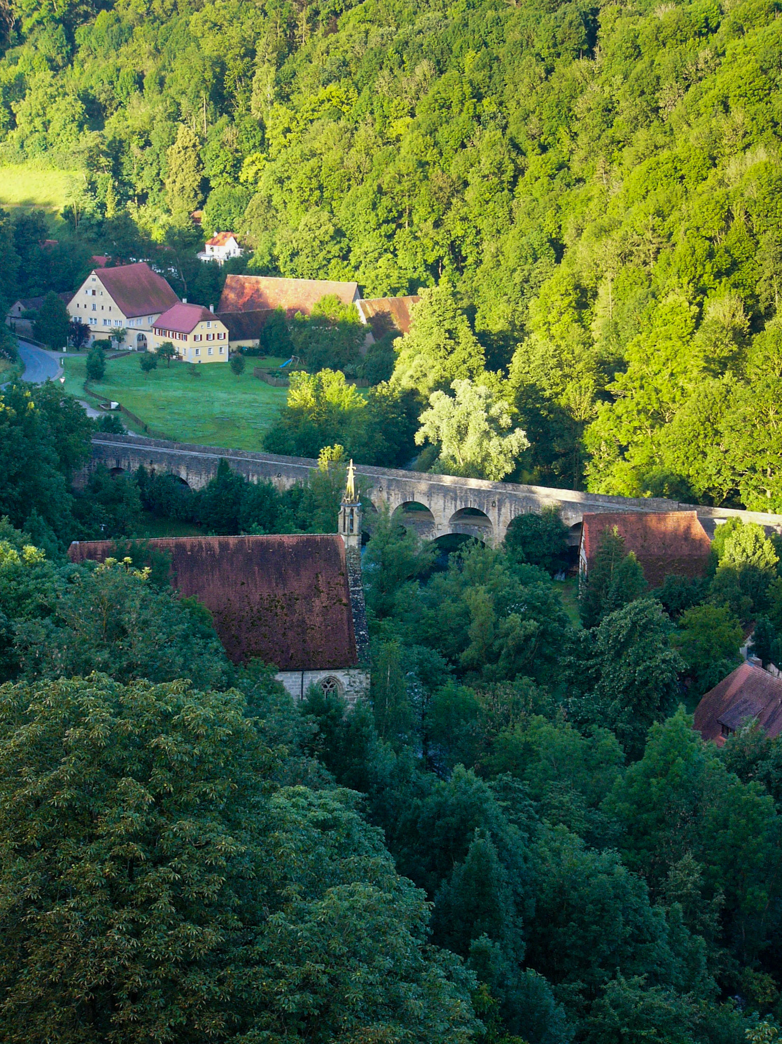 Valley near Rothenburg Germany