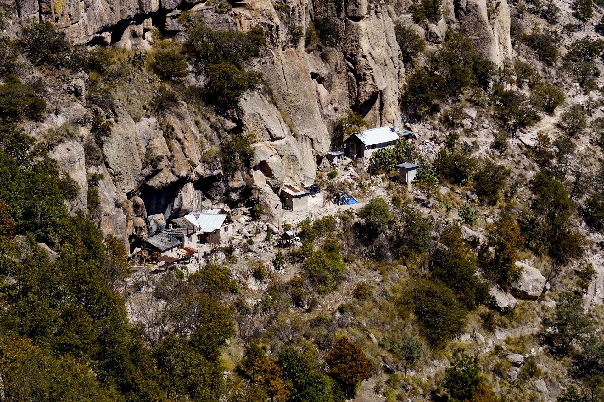 Cliff dwelling Urique Canyon