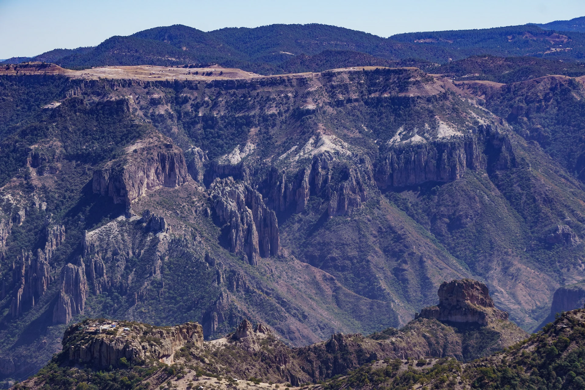 Across Copper Canyon near Mirador HOtel