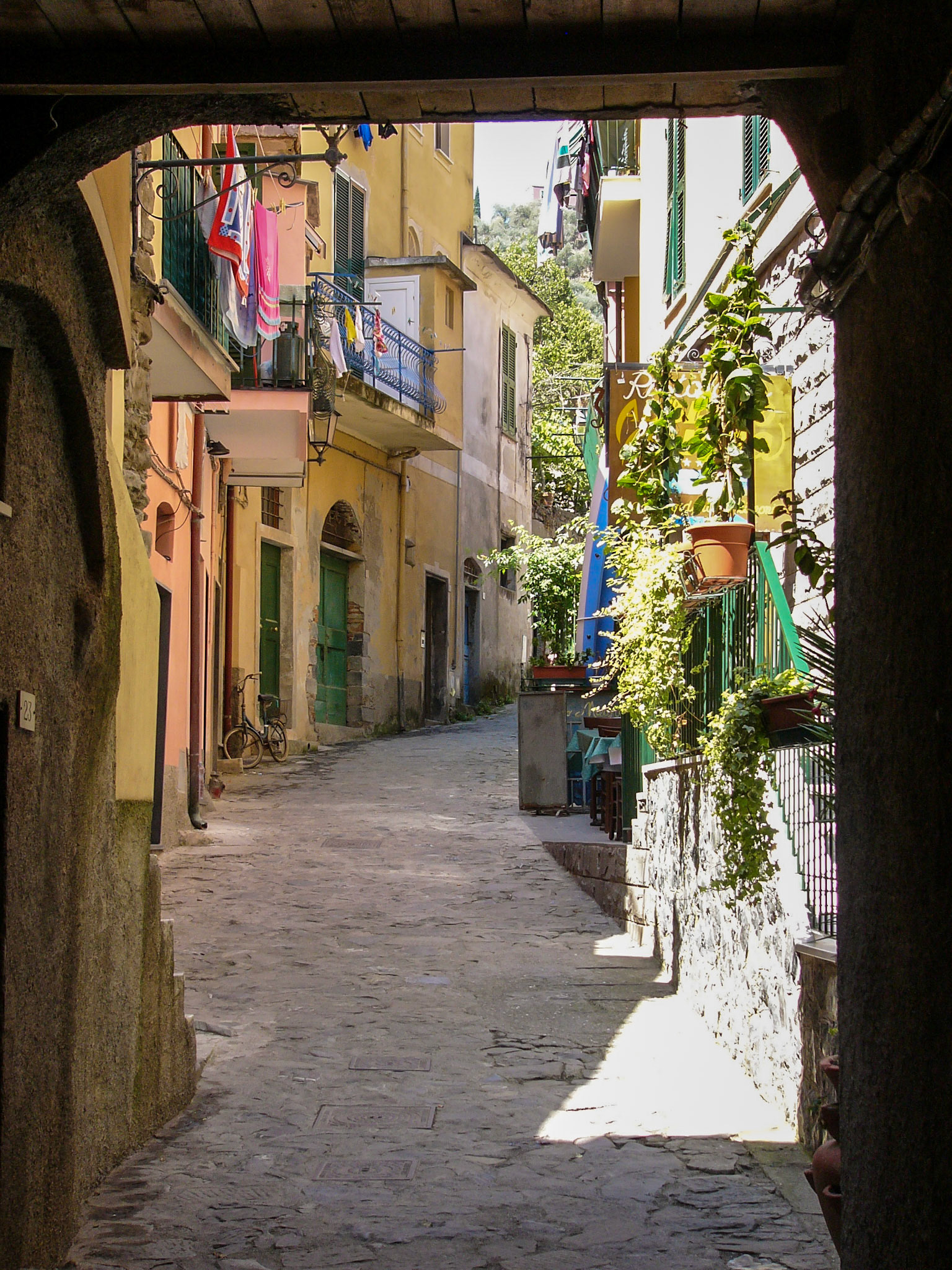 Street in Monterosso Italy