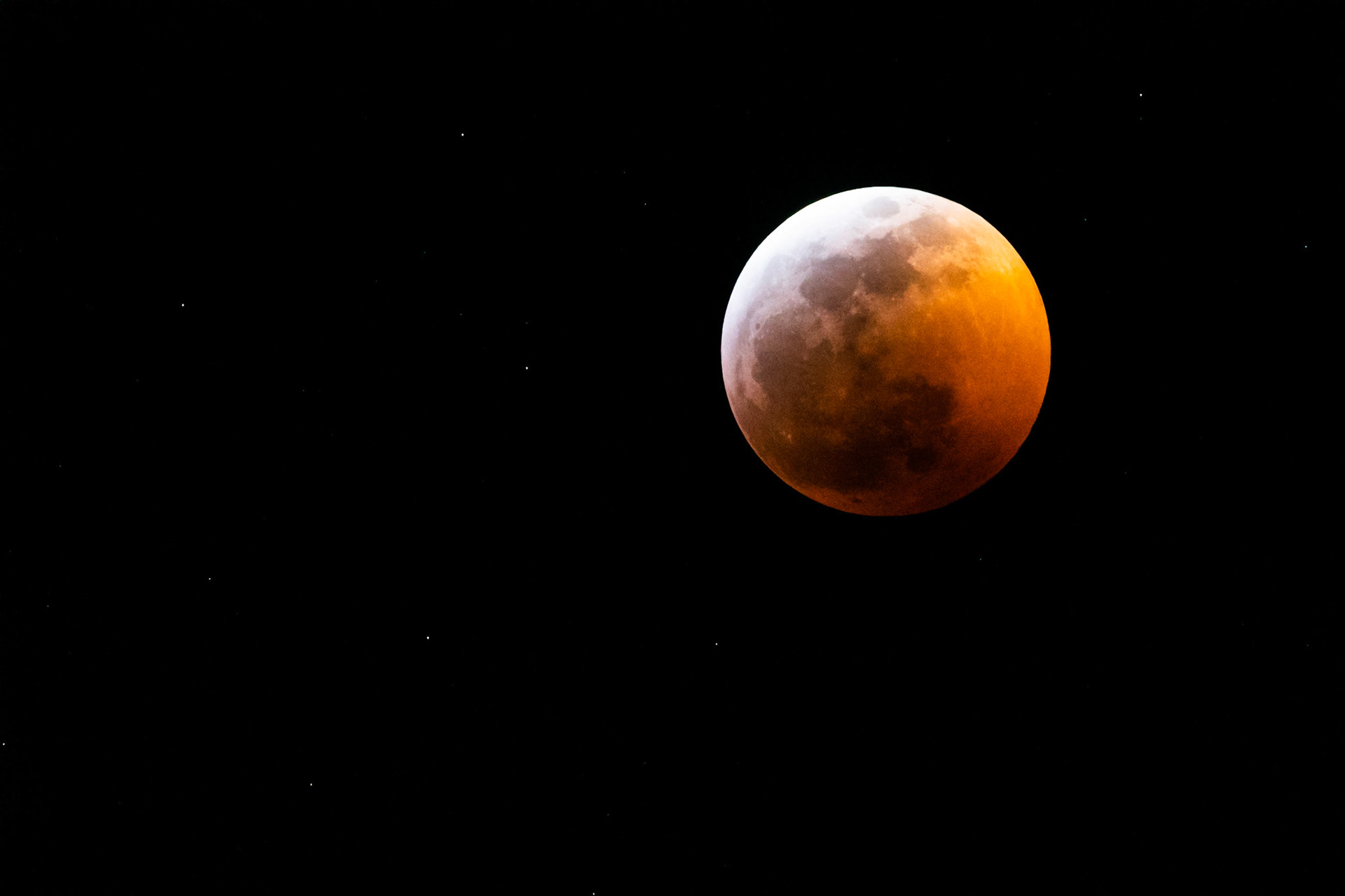 Blood Moon Lake Bess Florida