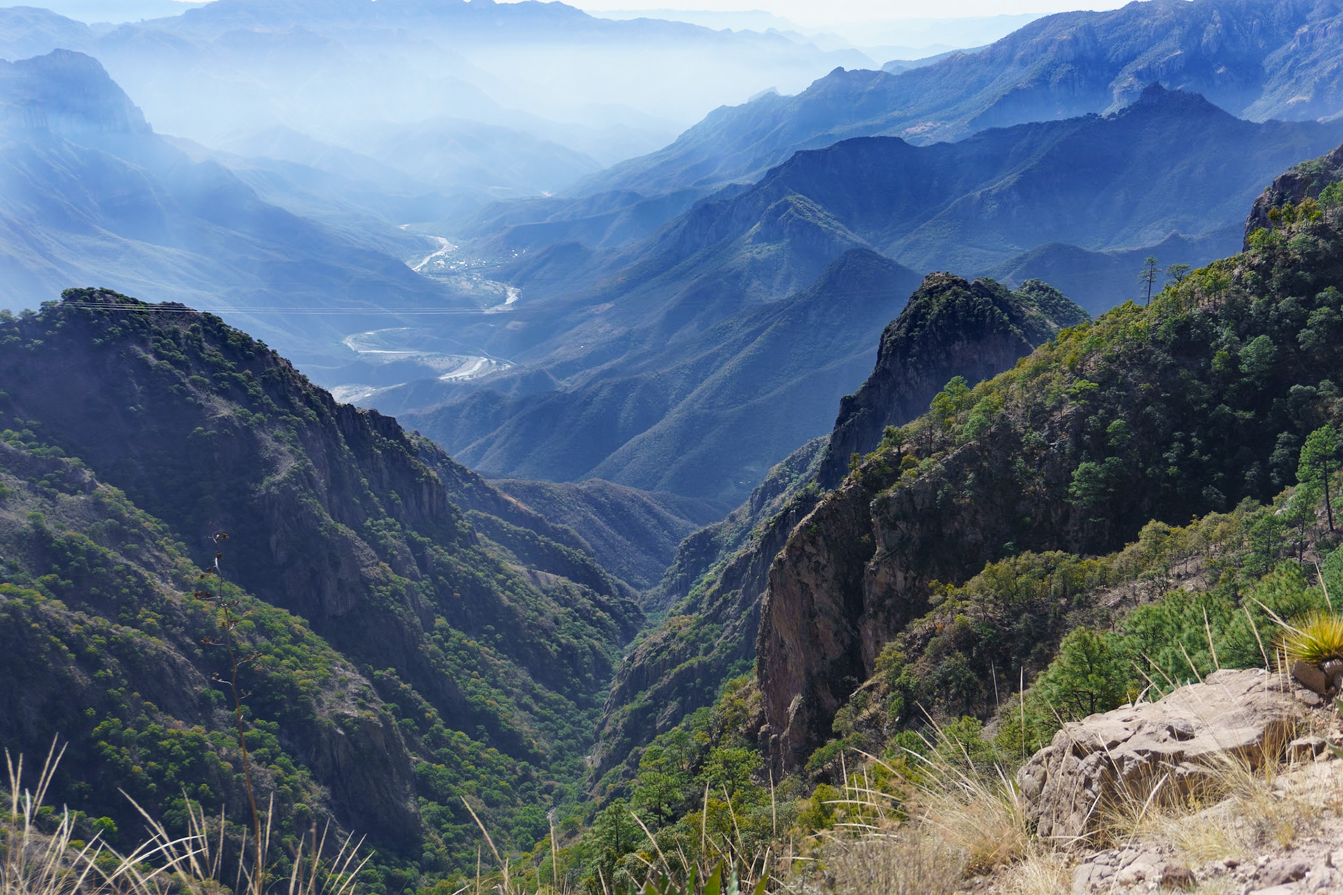 Urique Canyon on road from Cerocahui