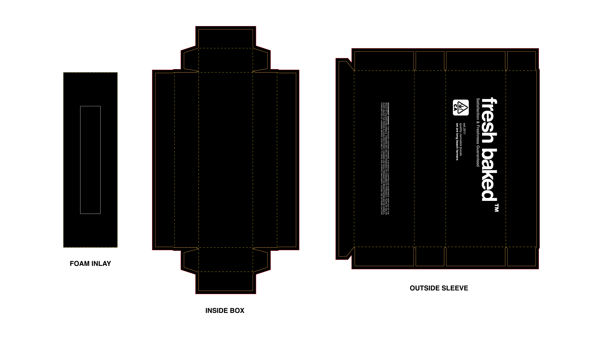 Disposable Box - Black