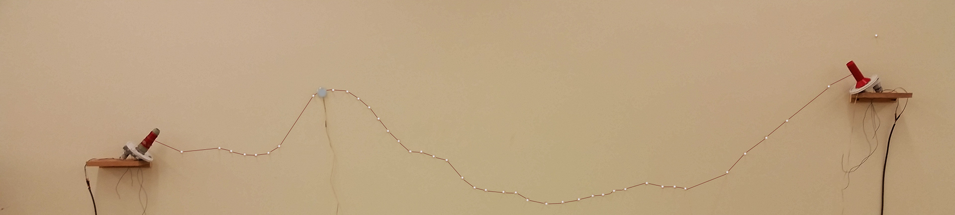Analysis of a Red Line: DEWLINE 2018 detail of thread and points.