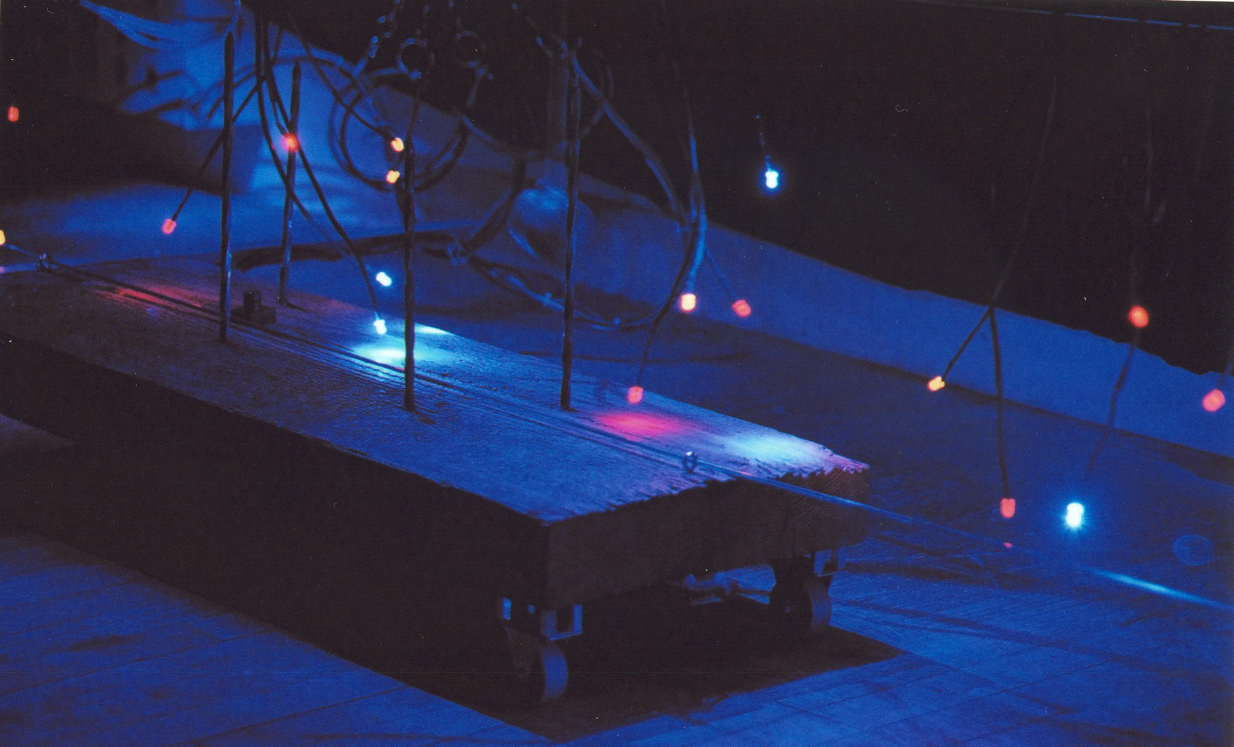 Rover under light grid detail