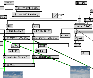 screen grab of Liquid Prairie's programming environment
