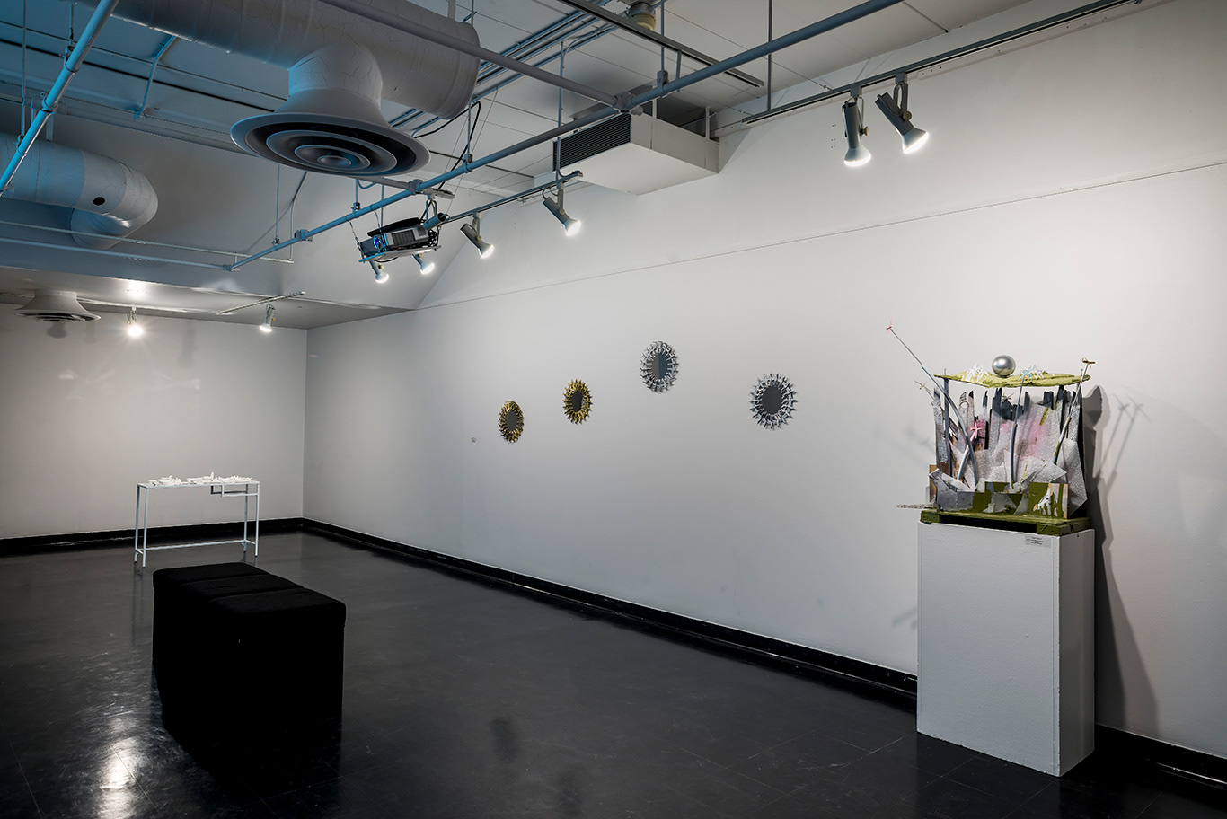 an image of artworks in a gallery