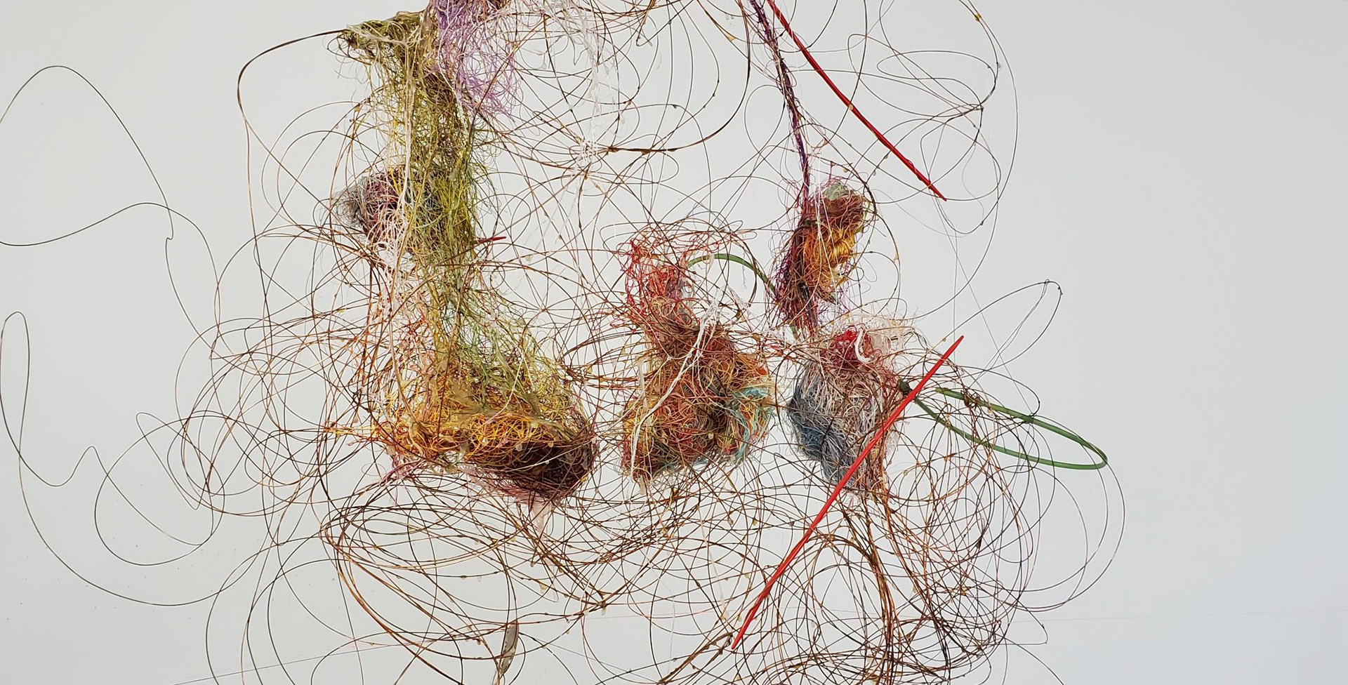 Neural KNot: Syncopated/Synaptic/Syncope 2021. Detail of knot