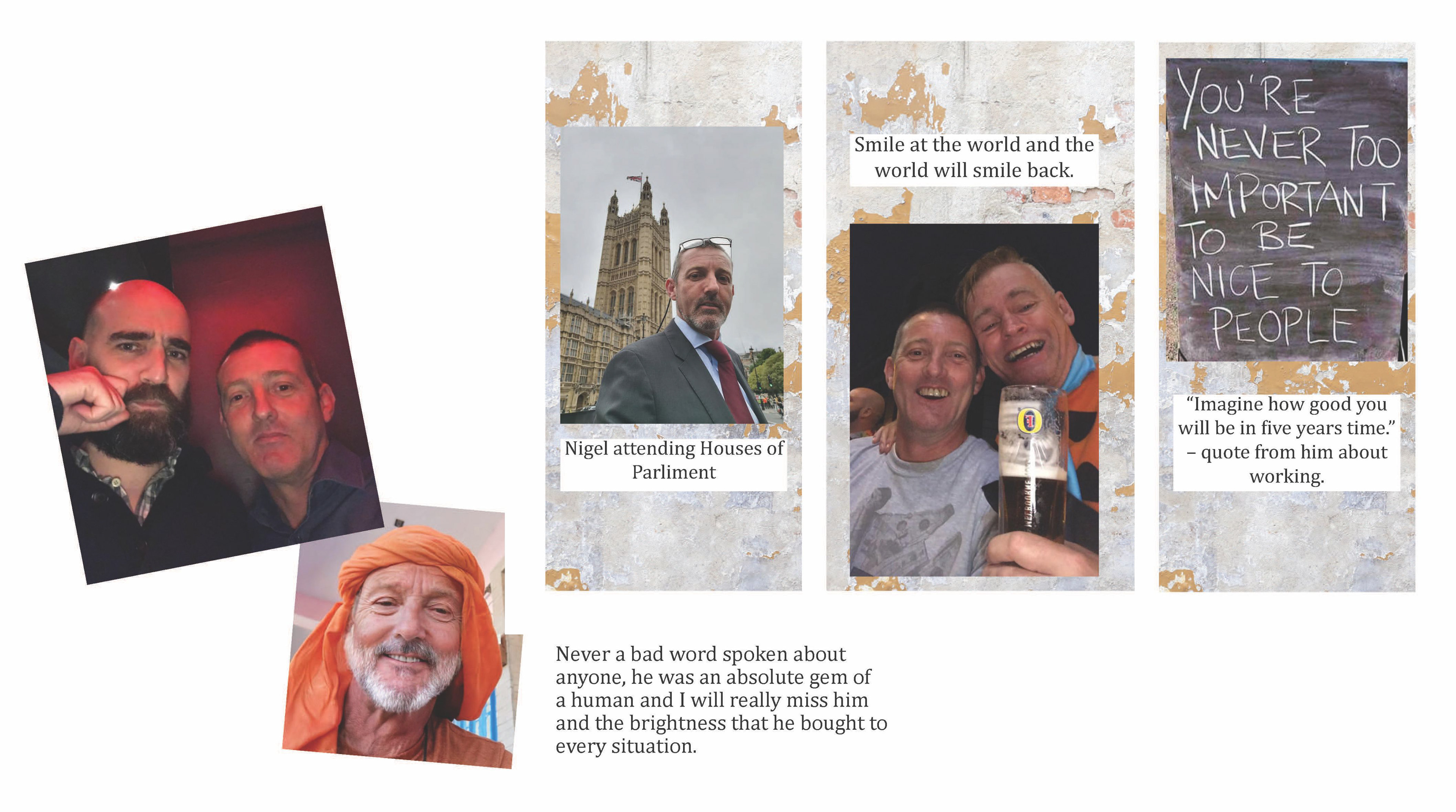 This is an example of a book for not just memorials, but weddings, graduations and reunions.