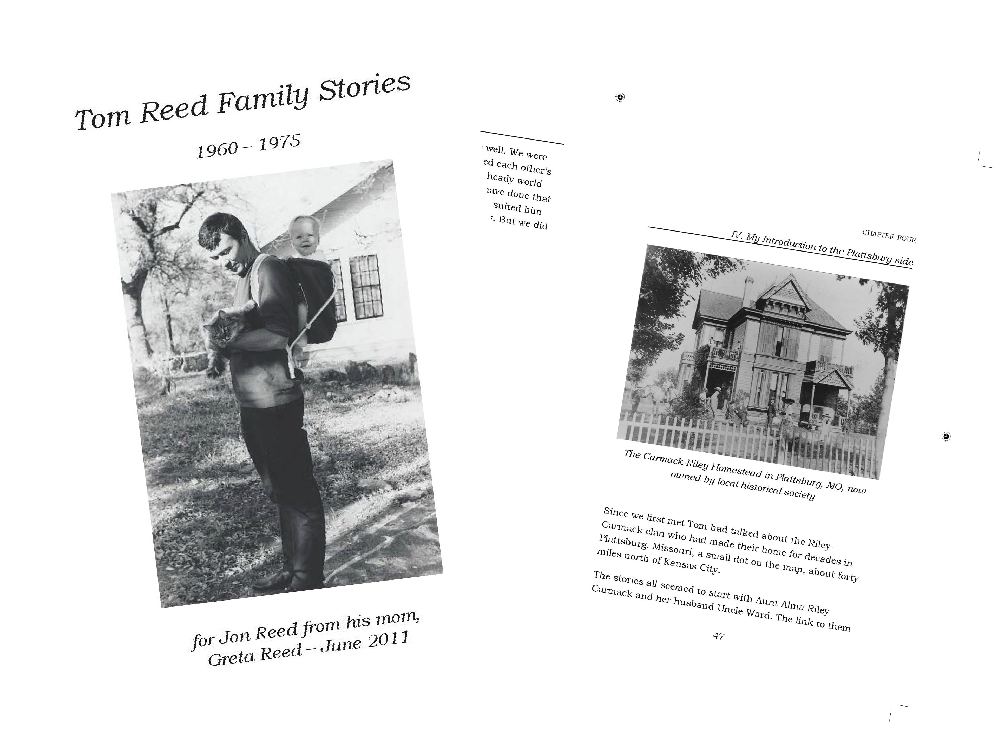 This is an example of a memoir that is for family members only... stories that should not be lost. 