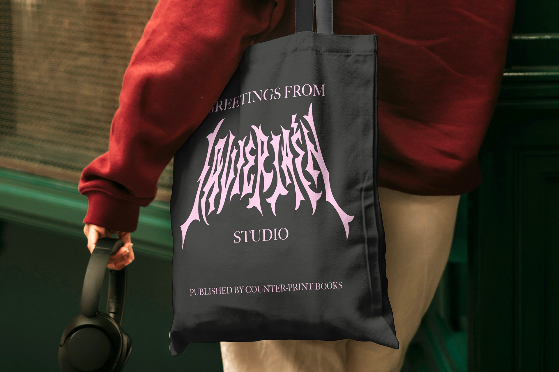 Tote bag design | Client: Counter-print books