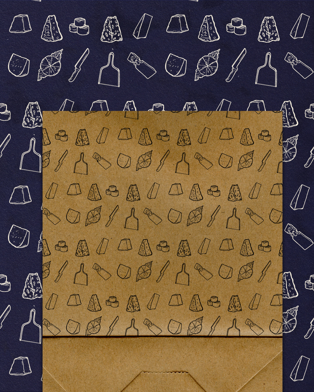 Visuel illustrations / Sac et motifs papiers