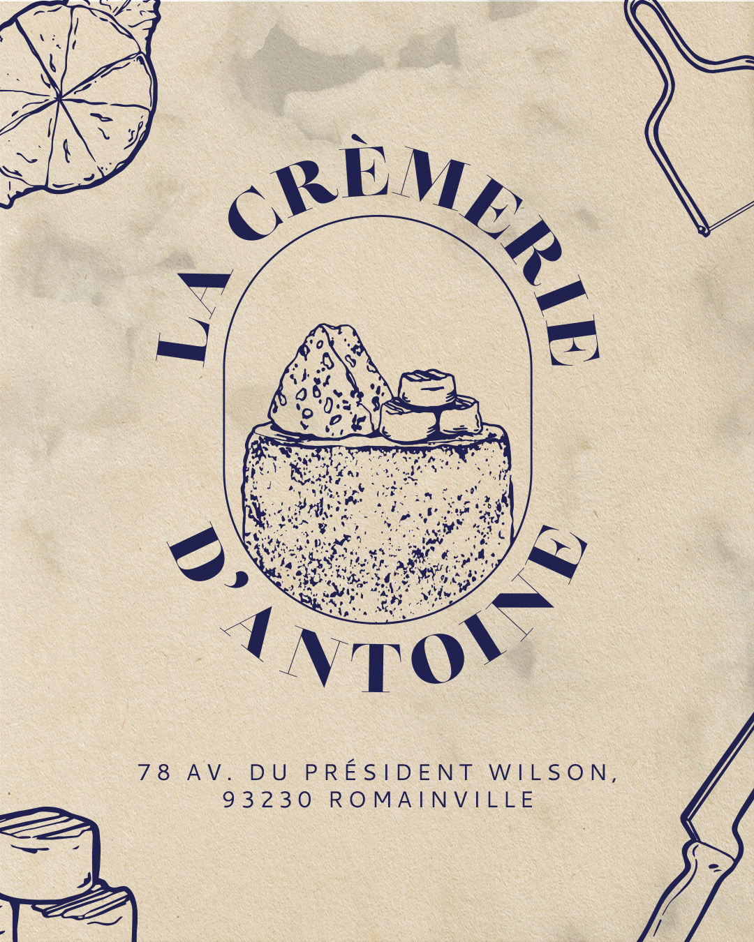 Logo principal "La crèmerie d'Antoine"