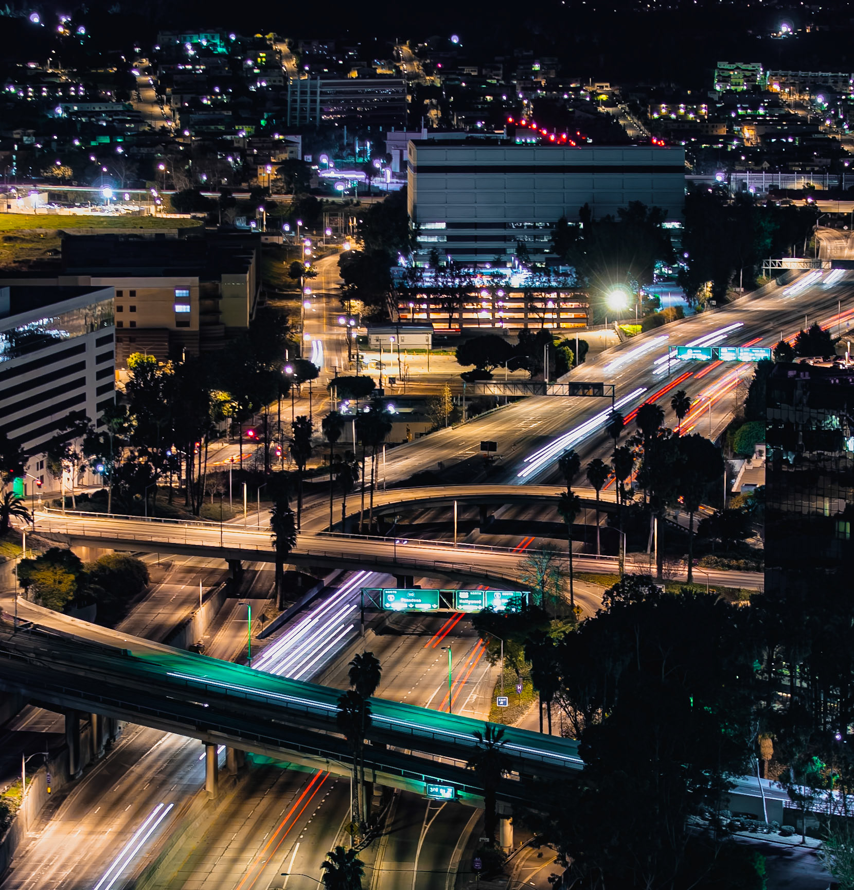 POV 25th floor of Sanwa Tower, LA CA