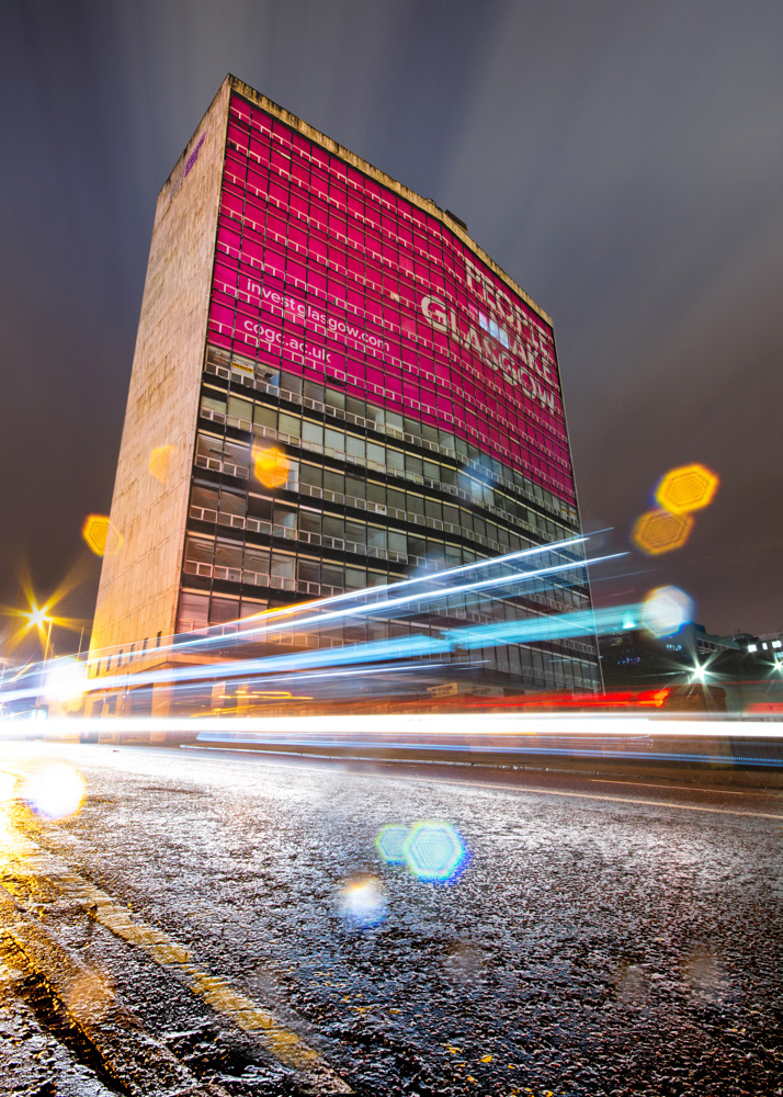 People Make Glasgow Light Trails