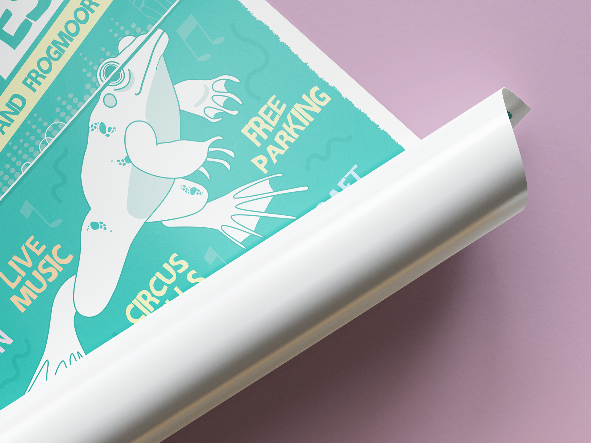 FrogFest A3 poster