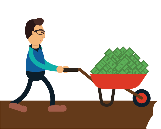 Wheelbarrow Guy as he appeared in the video