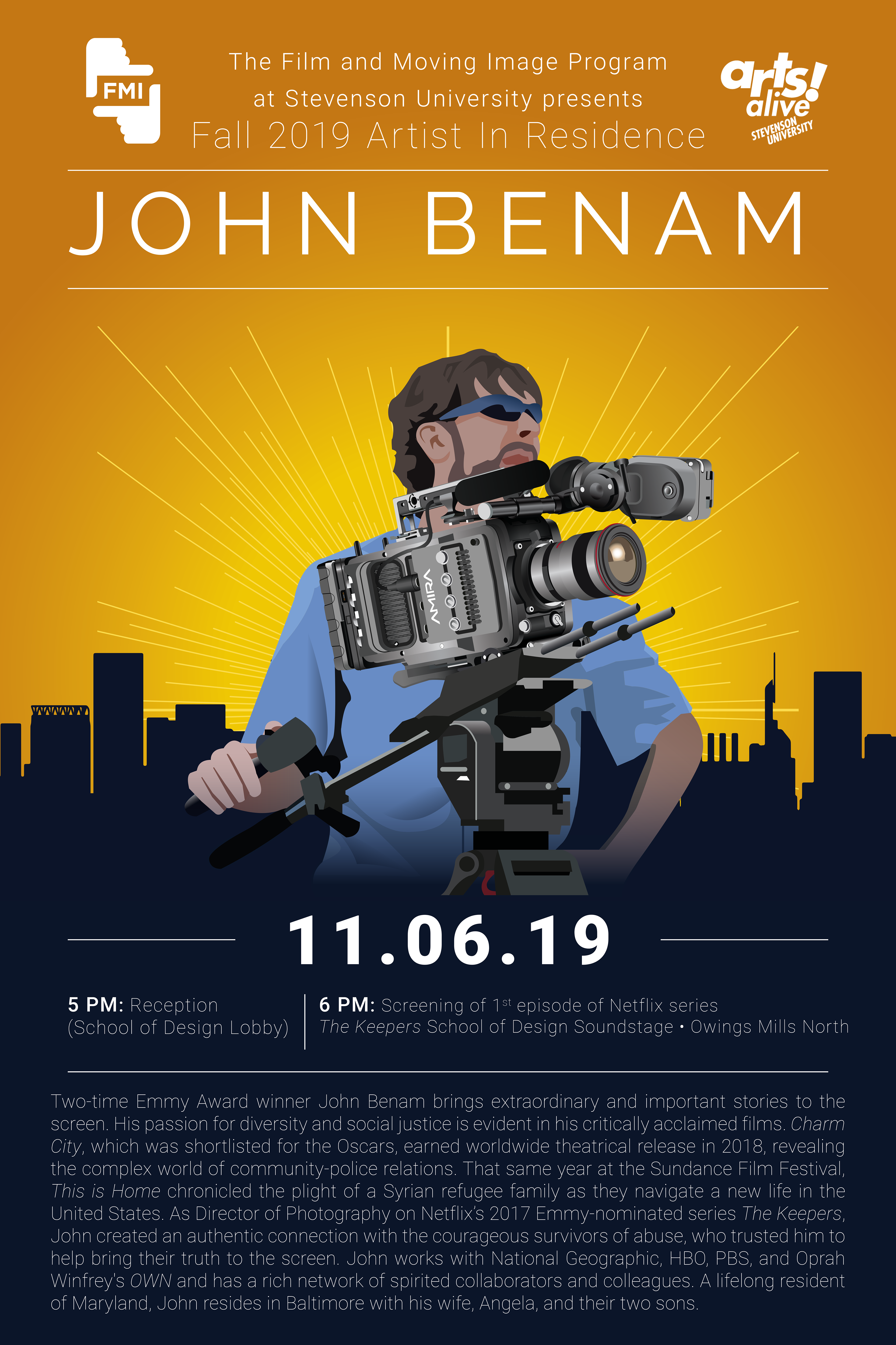 Artist in Residence: John Benam poster