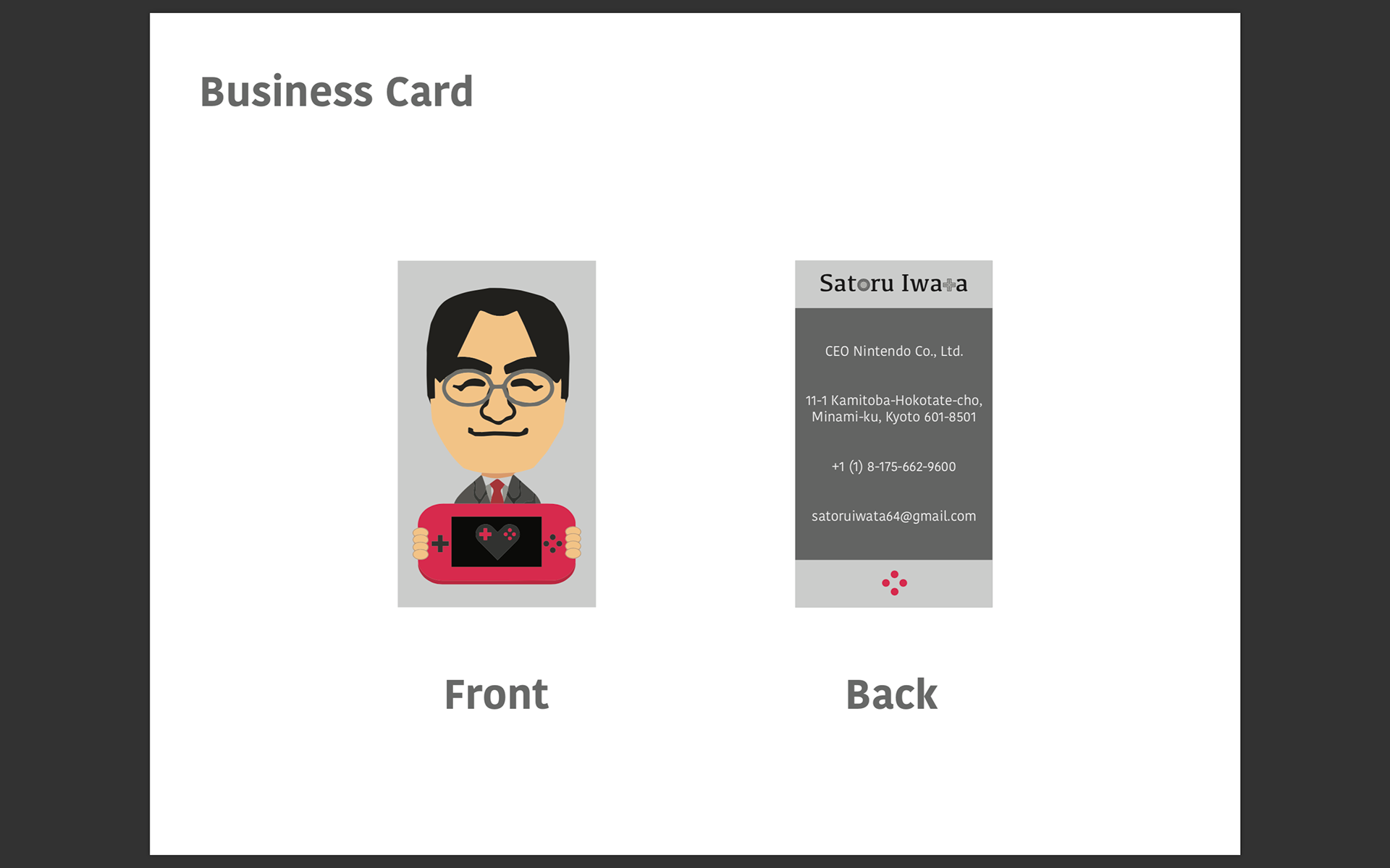 Satoru Iwata Brand Stationery