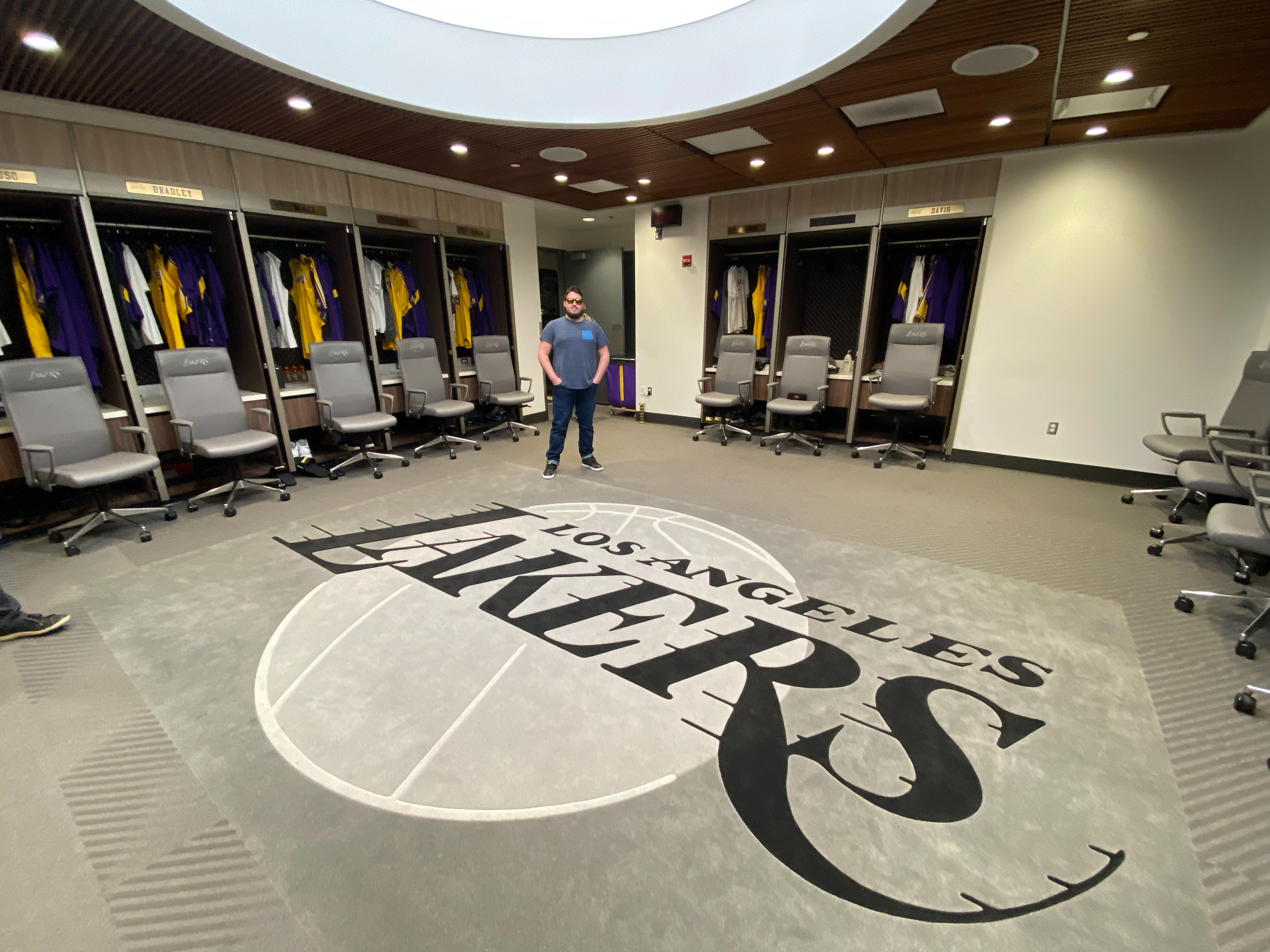 Lakers Locker Room