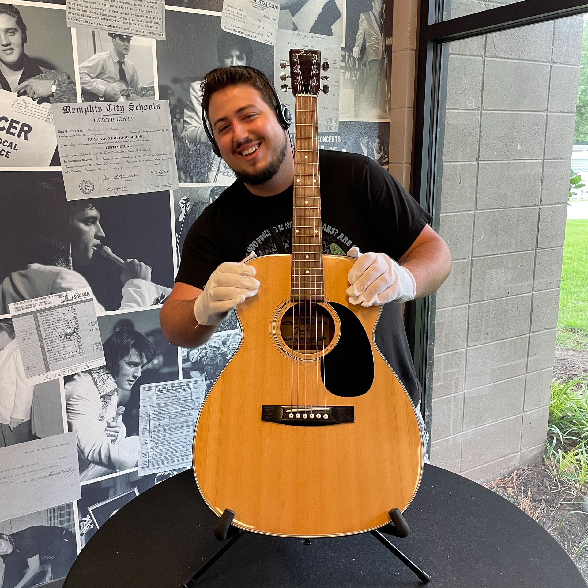 Elvis' Taylor Acoustic