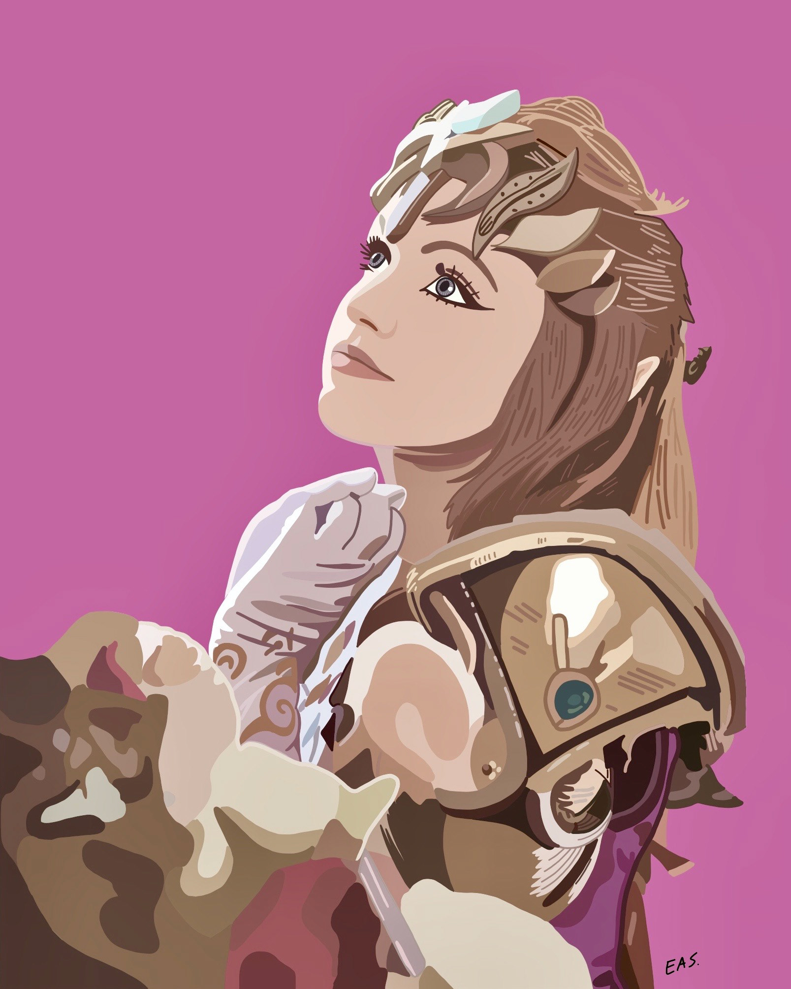 Cosplayer Caricature