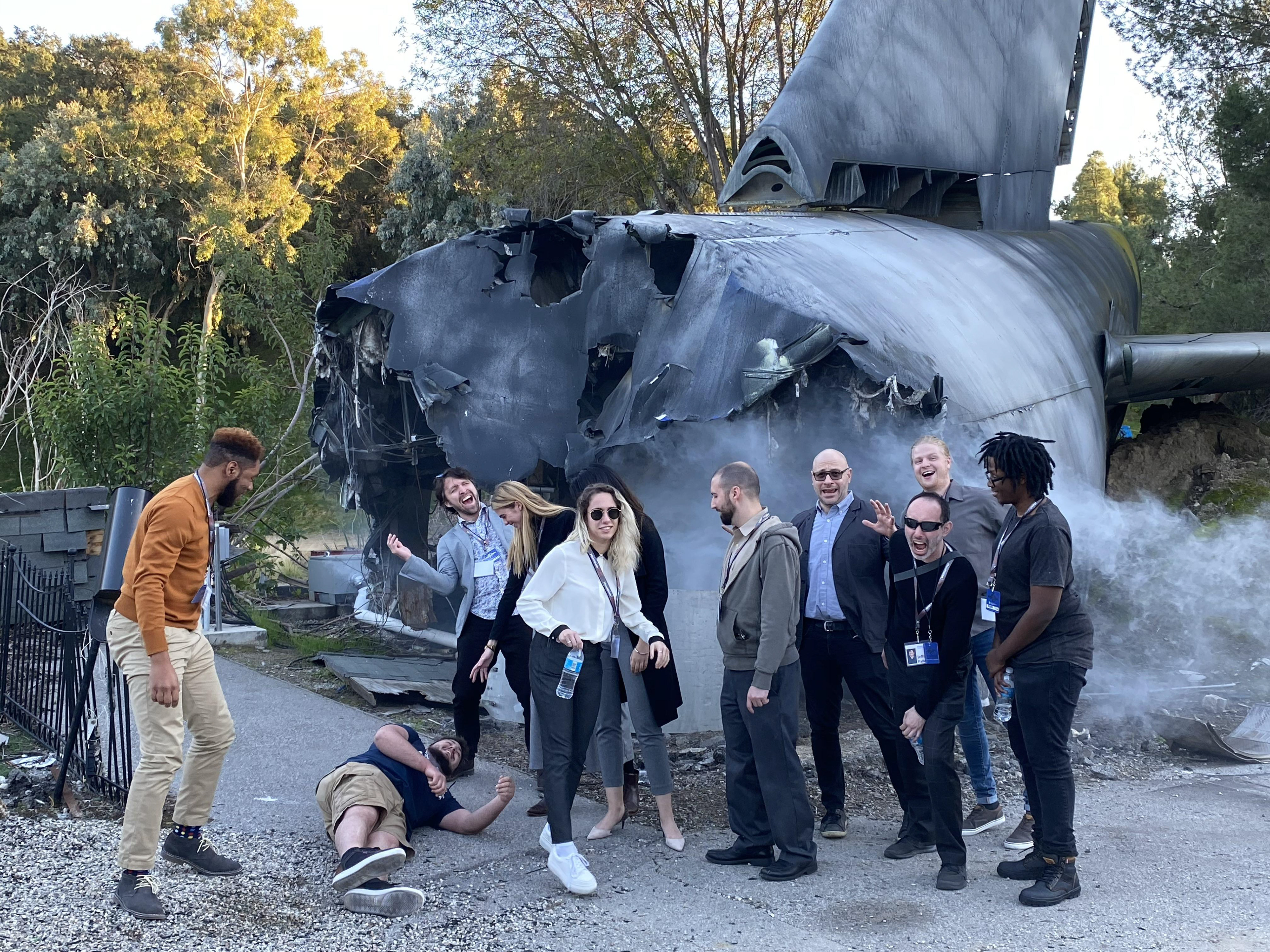 On Spielberg's WOTW Set