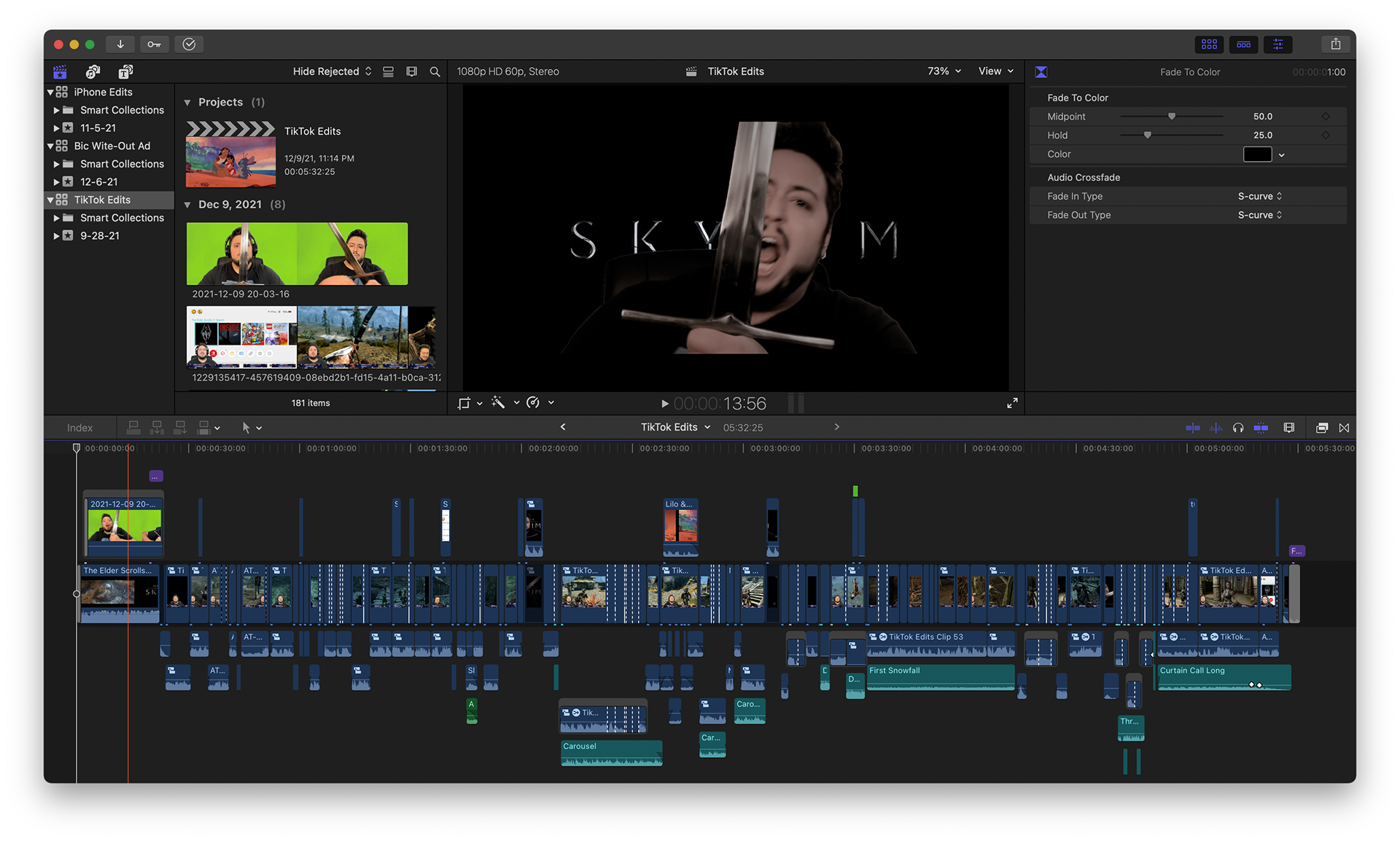 SargeGames Final Cut Pro Session
