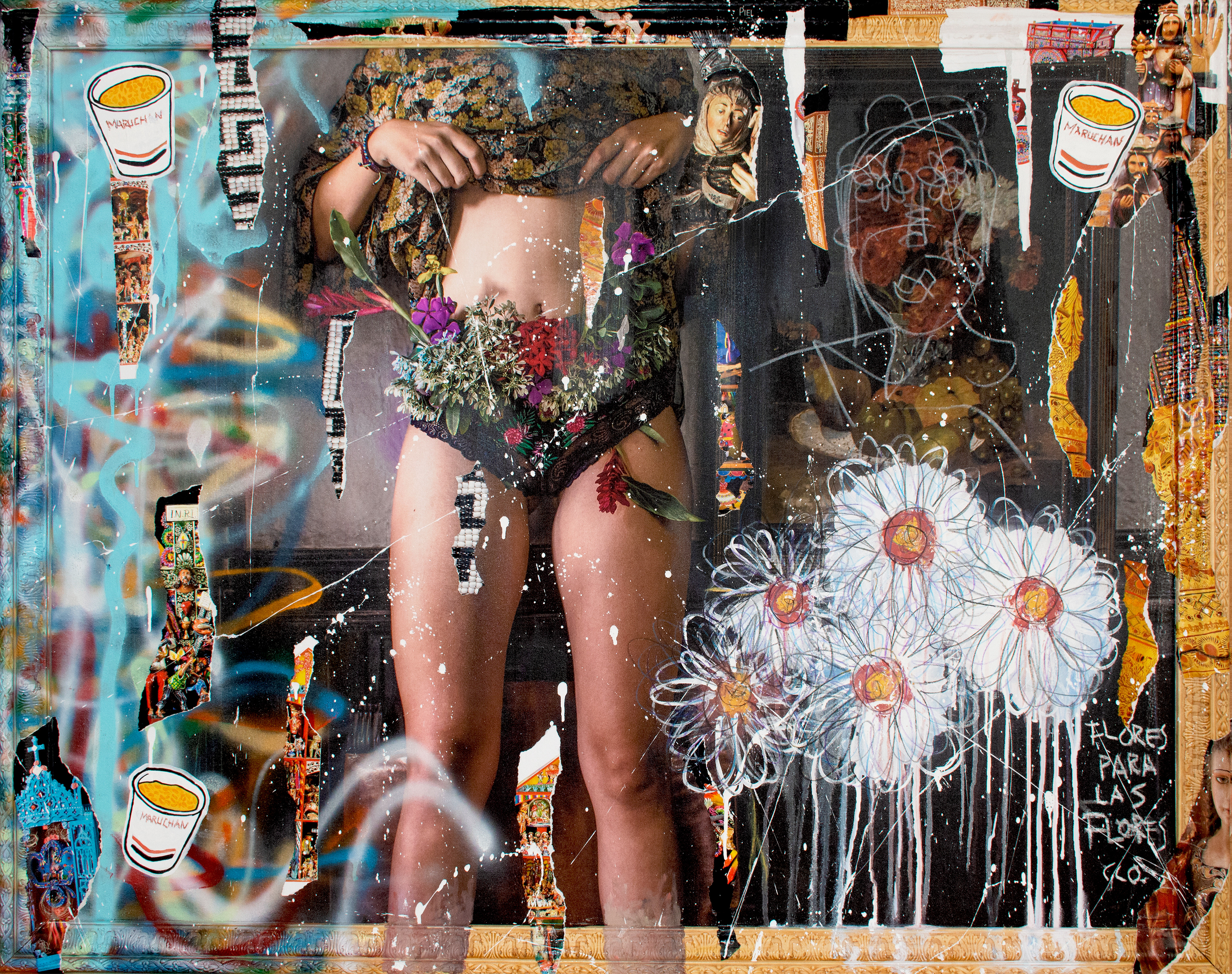ICONOCLASSIC #11 mixta sobre lienzo / 116 cm x 148 cm 2022