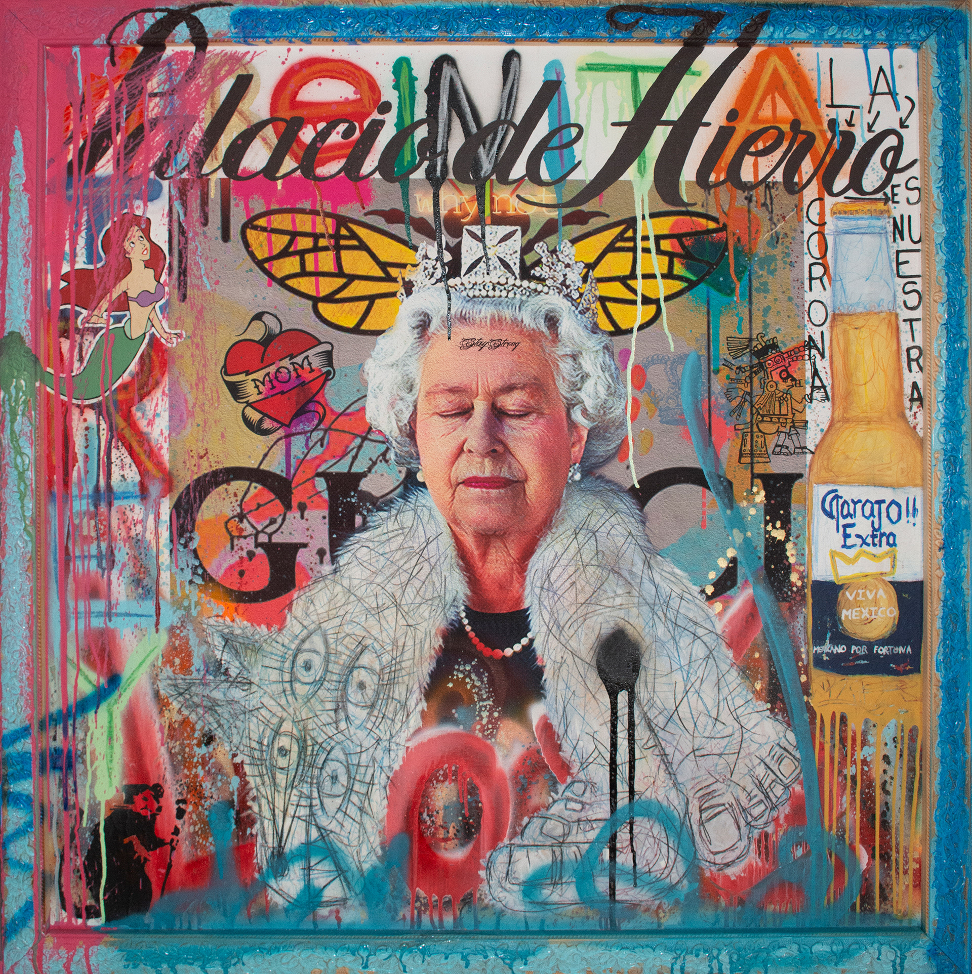 ICONOCLASSIC #3 mixta sobre lienzo / 120 cm x 118 cm 2022