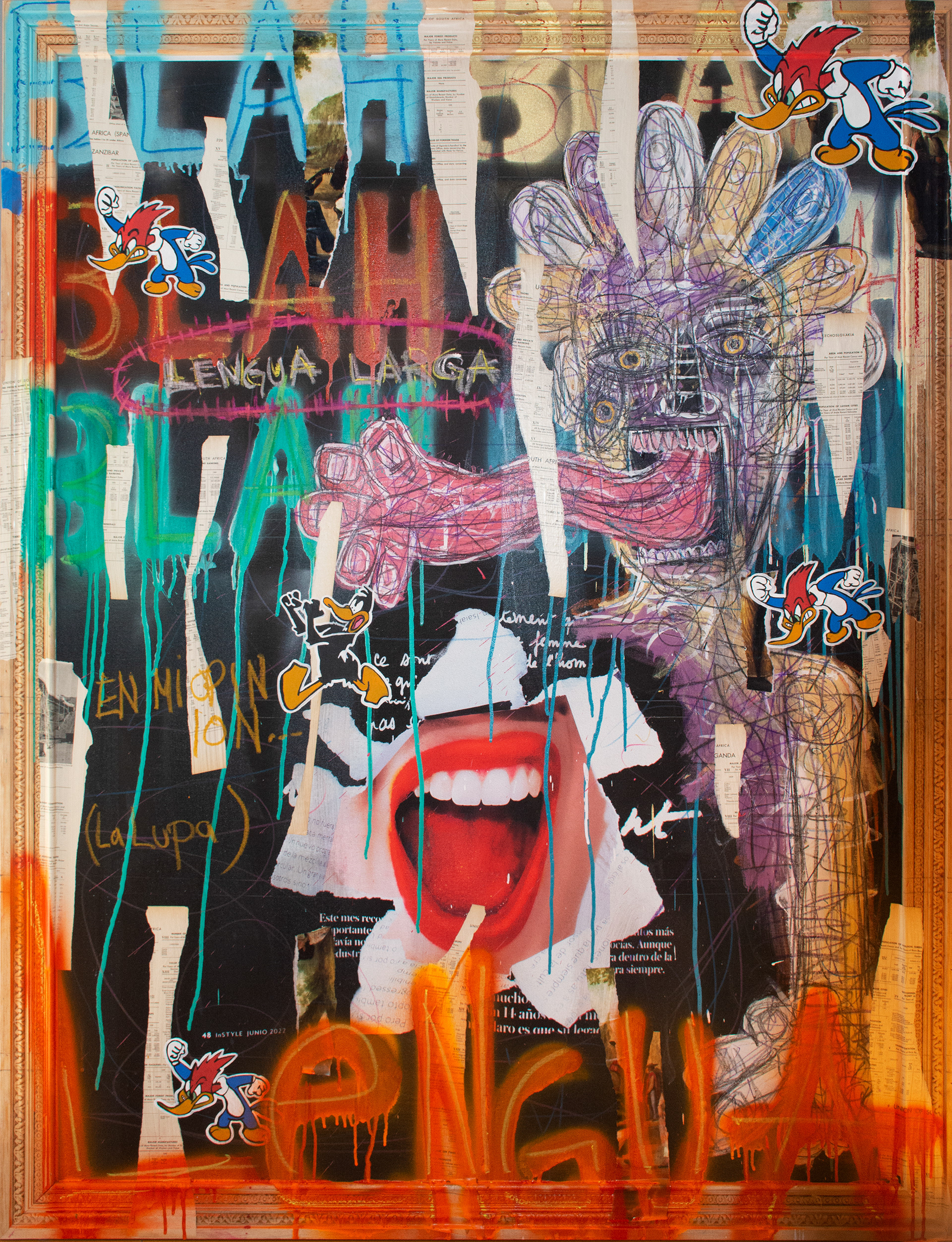 ICONOCLASSIC #15 mixta sobre lienzo / 152 cm x 118 cm 2022