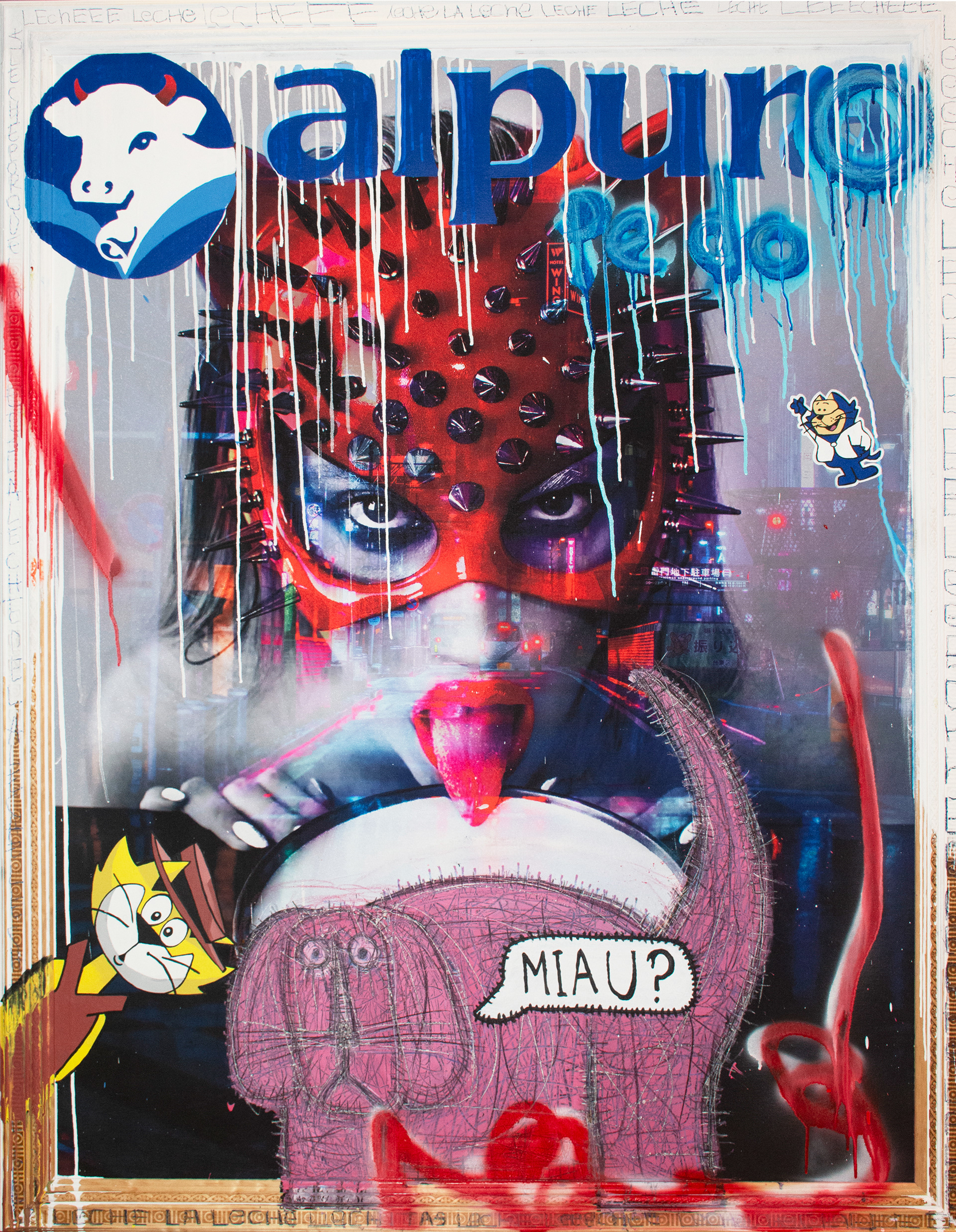 ICONOCLASSIC #12 mixta sobre lienzo / 152 cm x 118 cm 2022